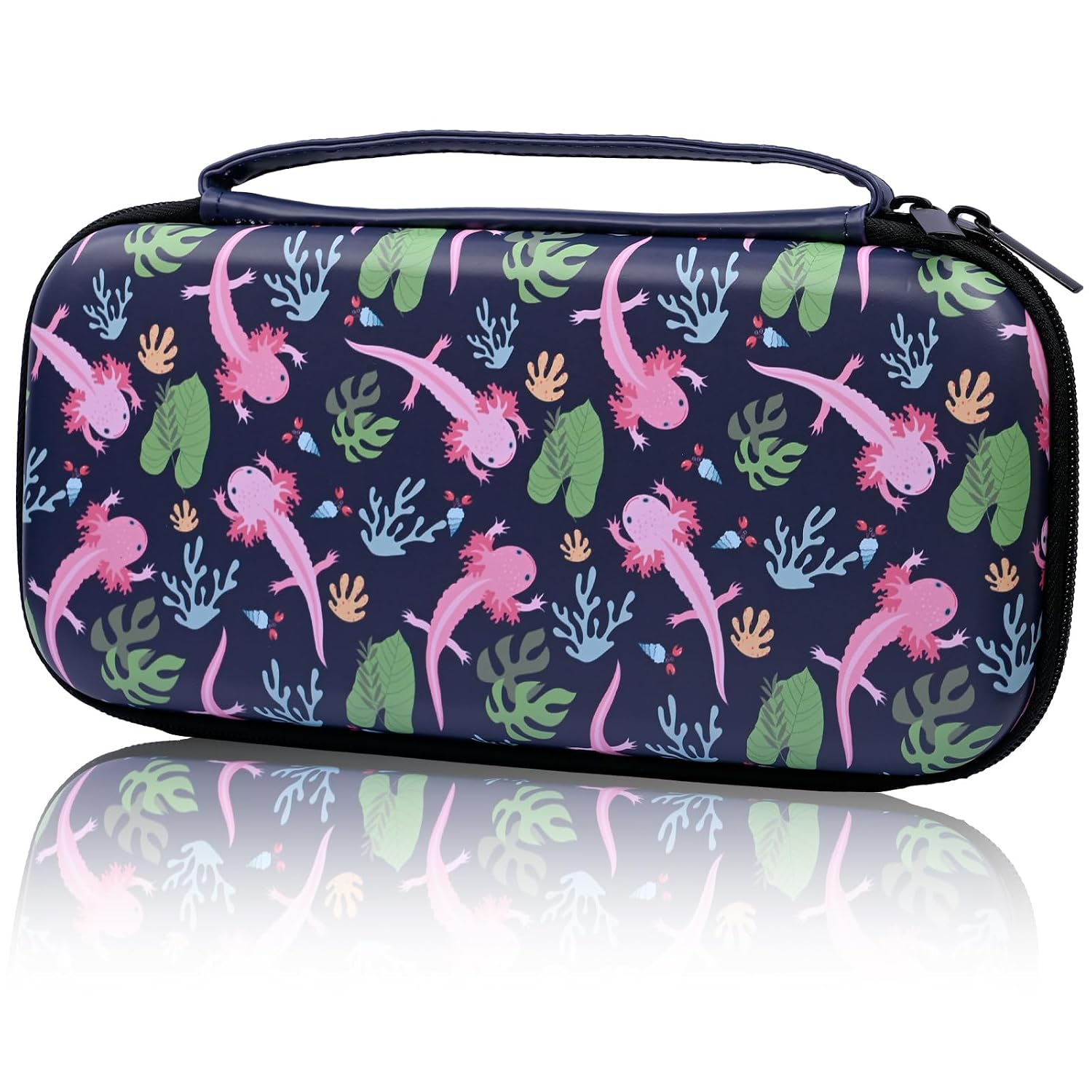 ESTUCHE WTALLASISEI AXOLOTL PARA NINTENDO SWITCH LITE Y SWITCH OLED - 1