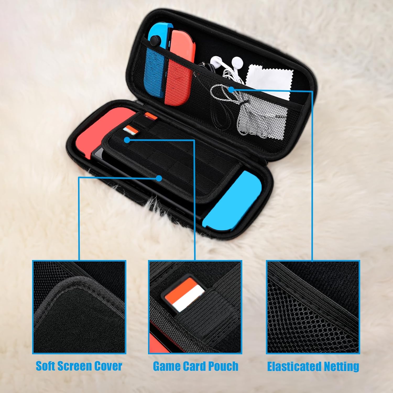 ESTUCHE WTALLASISEI AXOLOTL PARA NINTENDO SWITCH LITE Y SWITCH OLED - 2