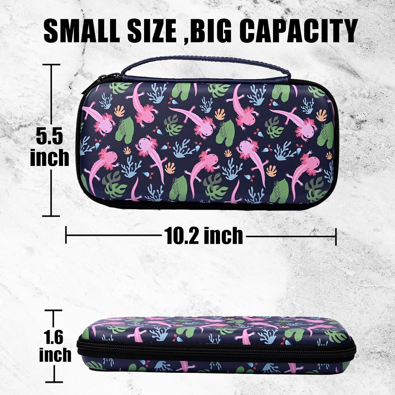 ESTUCHE WTALLASISEI AXOLOTL PARA NINTENDO SWITCH LITE Y SWITCH OLED - 5