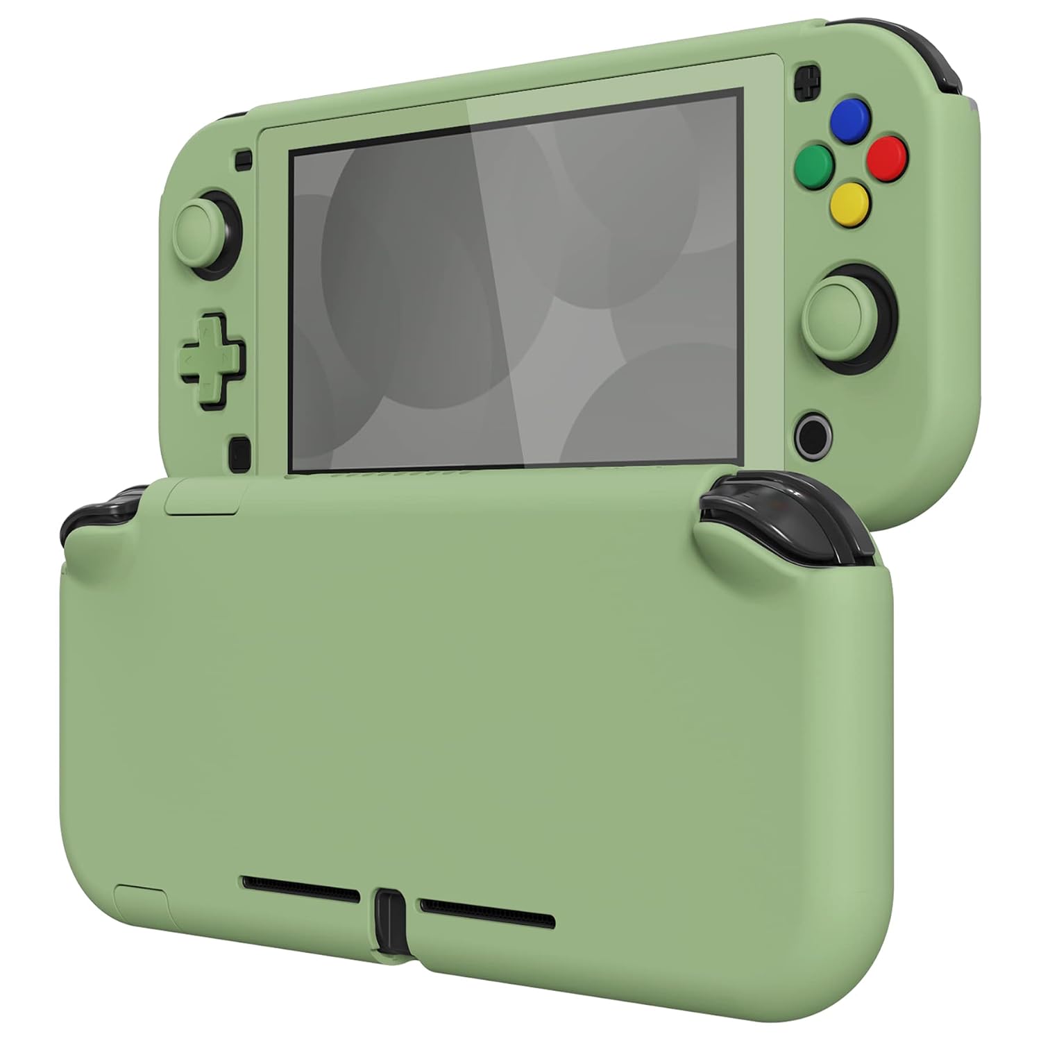 FUNDA PROTECTORA EXTREMERATE PLAYVITAL MATCHA GREEN PARA NINTENDO SWITCH LITE CON PROTECTOR DE PANTALLA Y ACCESORIOS - 1