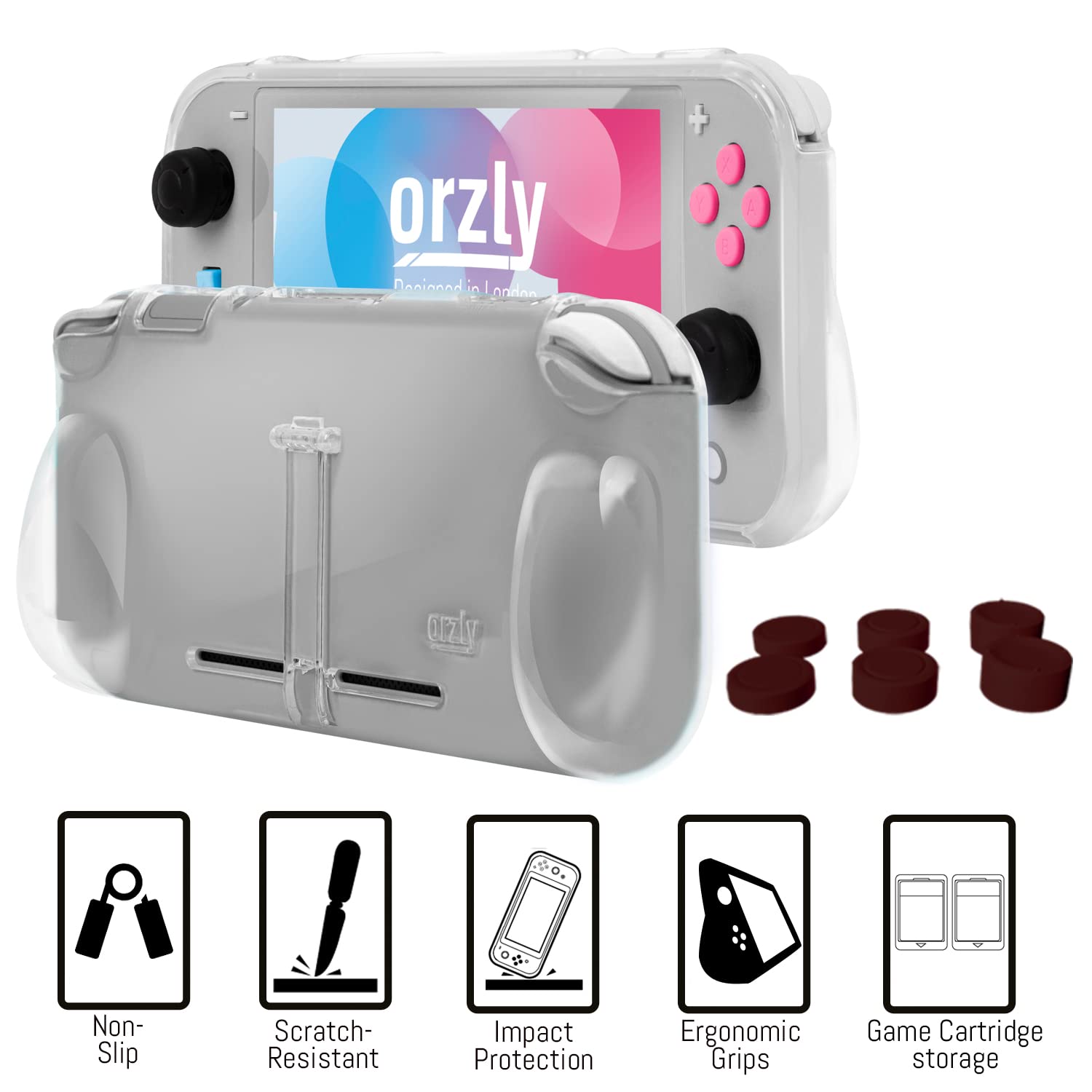ESTUCHE Y ACCESORIOS ORZLY PARA NINTENDO SWITCH LITE EDICIÓN ZYZ - 5