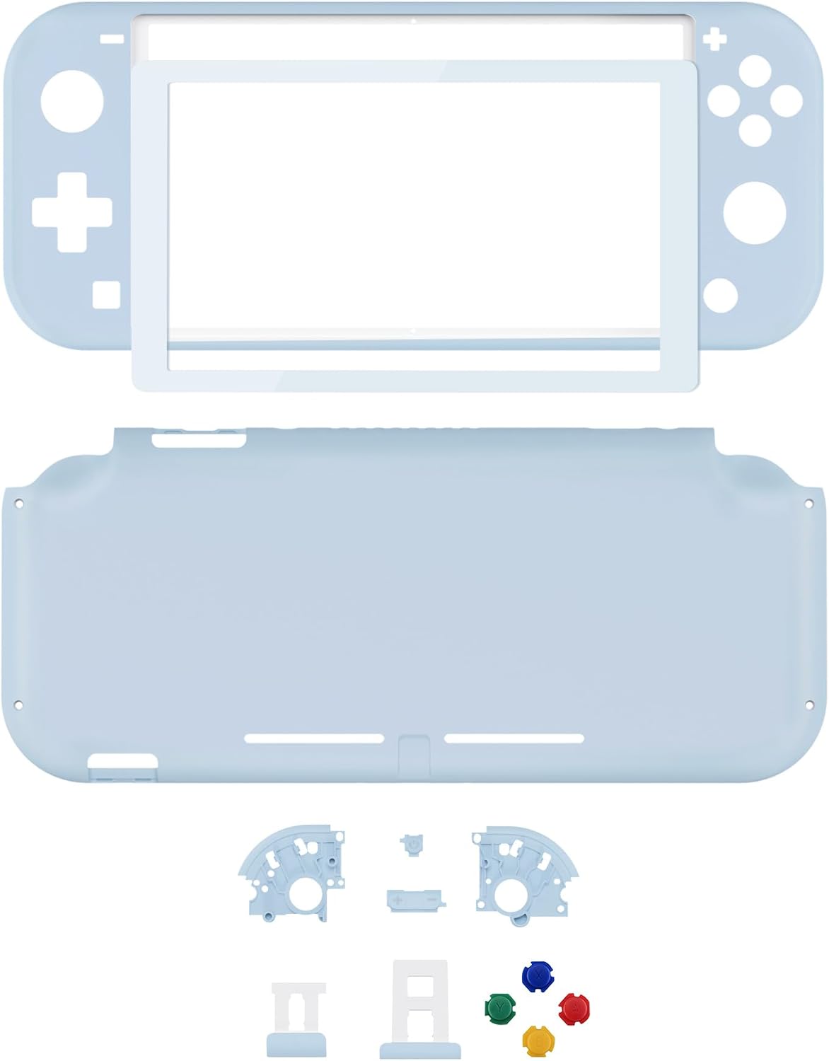 CARCASA DE REEMPLAZO EXTREMERATE SKY BLUE PARA NINTENDO SWITCH LITE CON PROTECTOR DE PANTALLA - 2