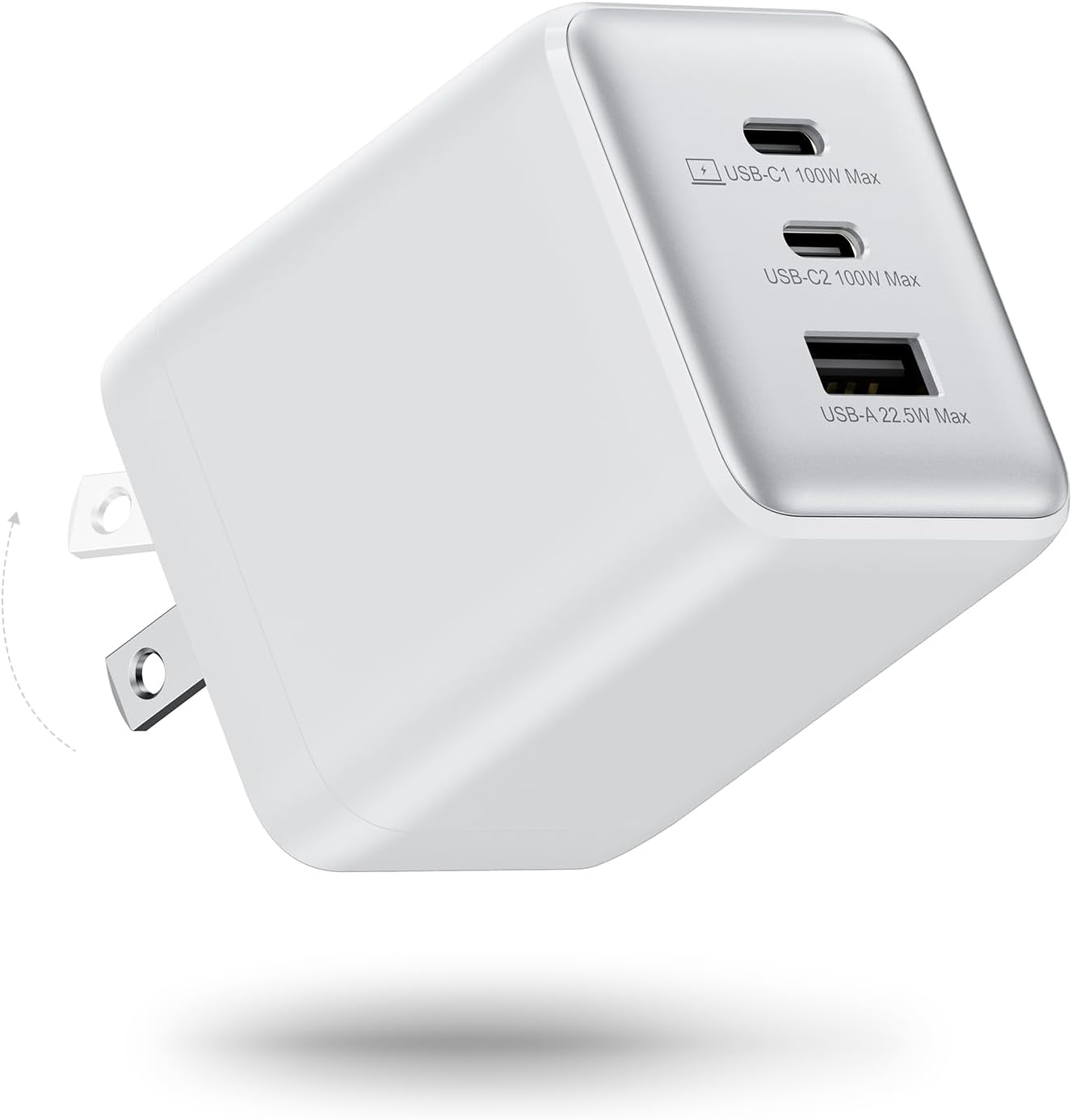 CARGADOR DE PARED USB C WEGEAR 100W 3 PUERTOS - 1