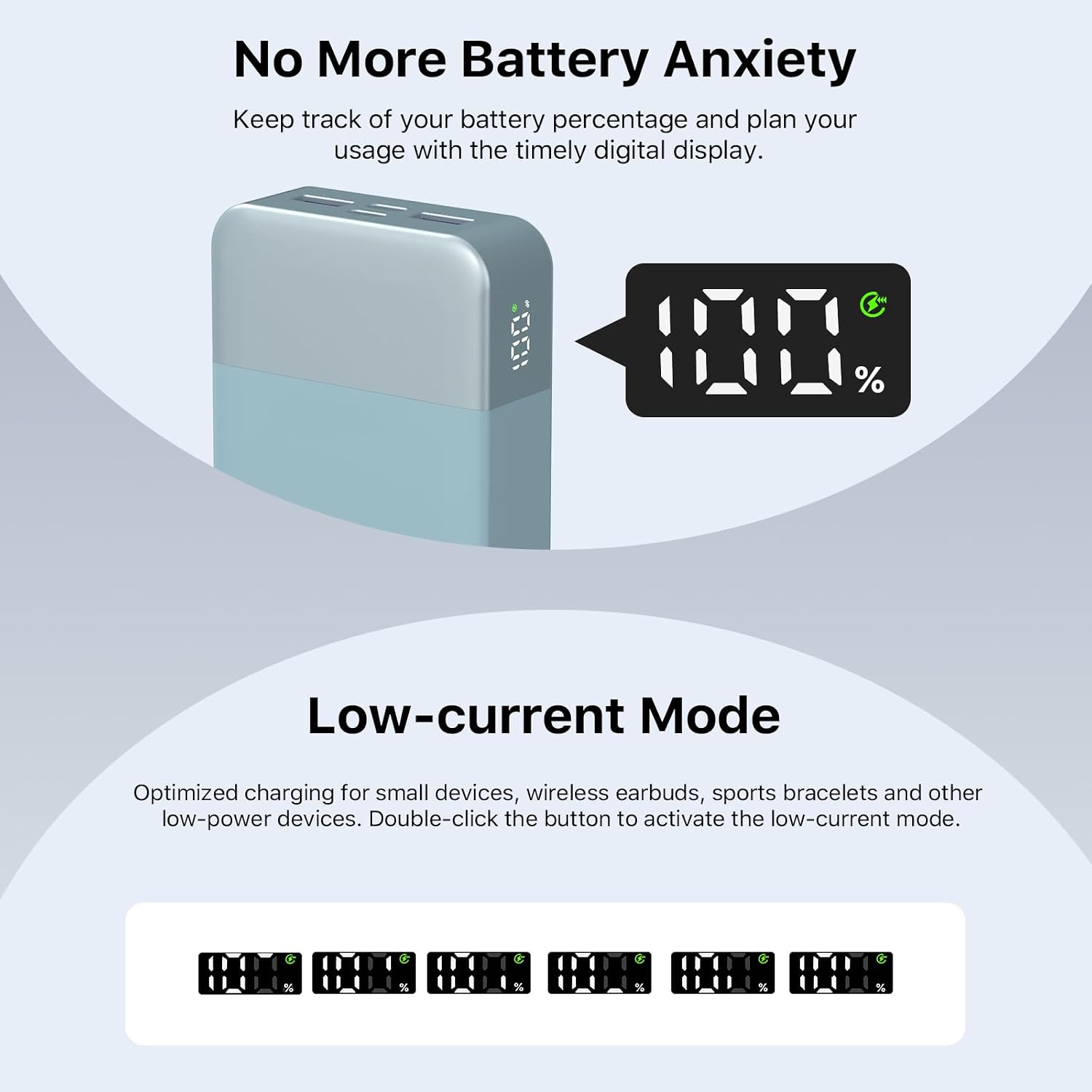 BATERÍA EXTERNA NOBIS 20000MAH 45W AZUL - 4