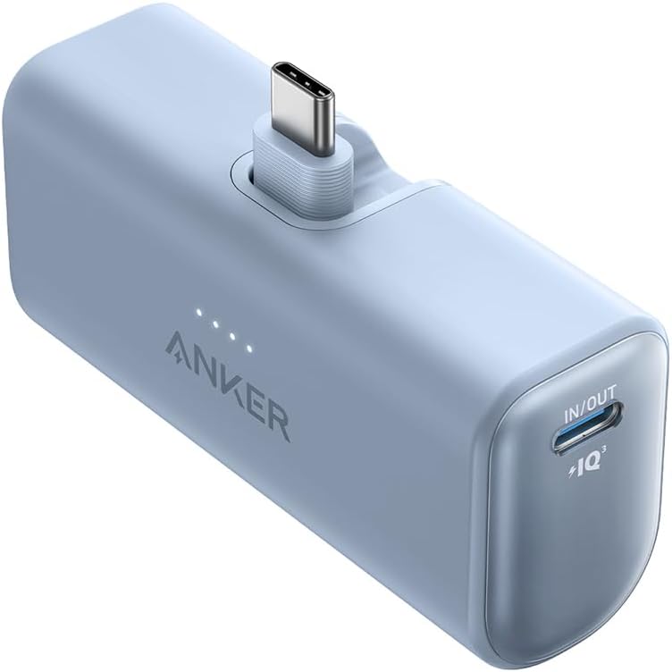 BATERÍA EXTERNA ANKER NANO POWER BANK 5000MAH CON CONECTOR USB-C INTEGRADO - 4
