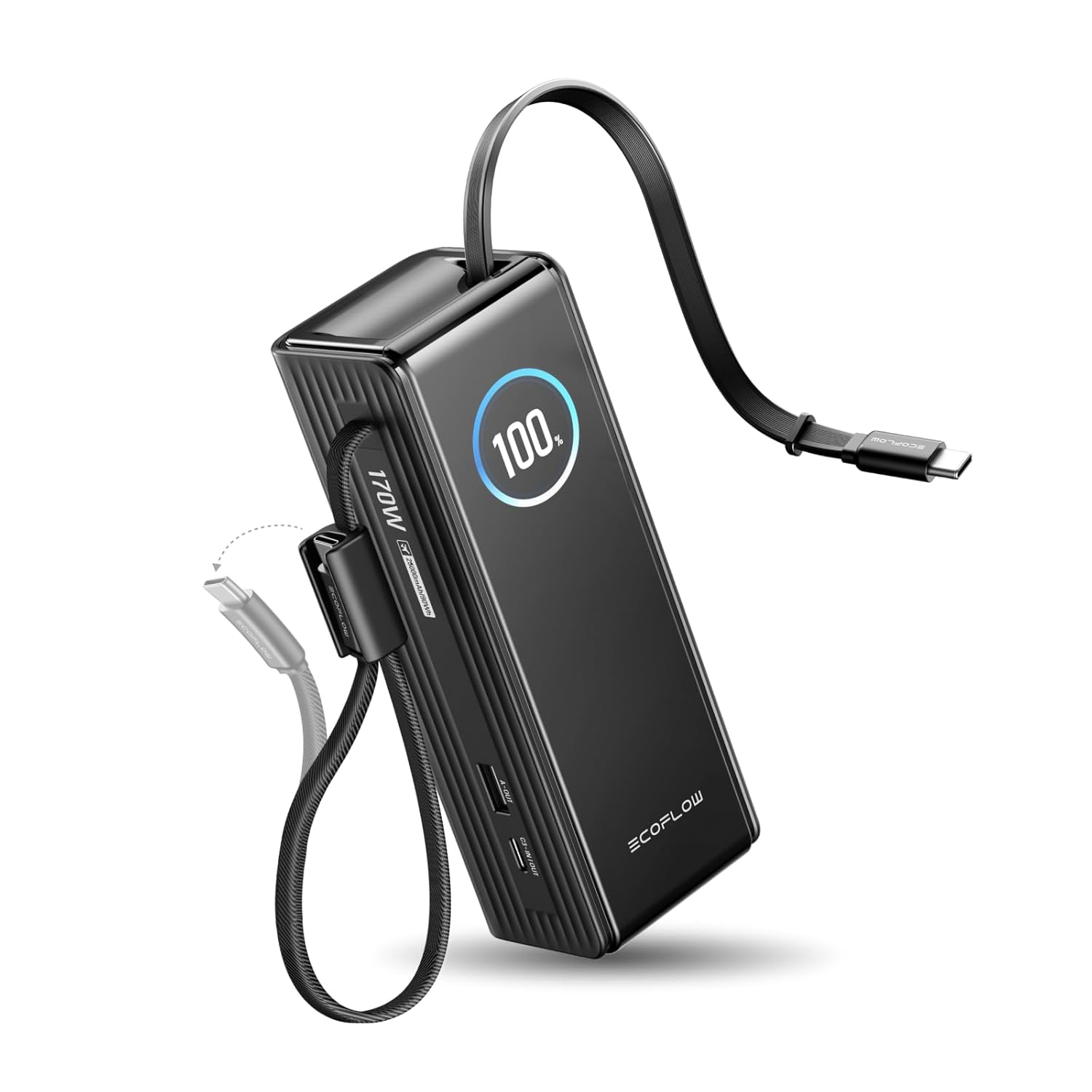 BATERÍA EXTERNA ECOFLOW EF LAPTOP POWER BANK 25000MAH NEGRA - 1