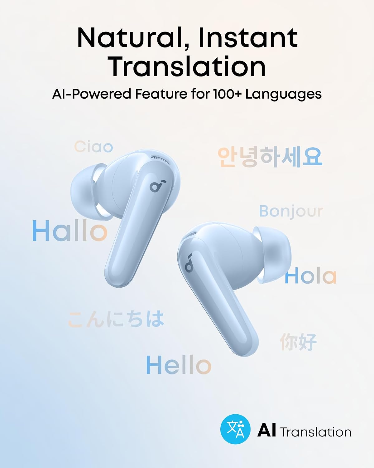 AUDÍFONOS SOUNDCORE P31I BY ANKER CON TRADUCCIÓN EN TIEMPO REAL Y ANC ADAPTATIVO - 4