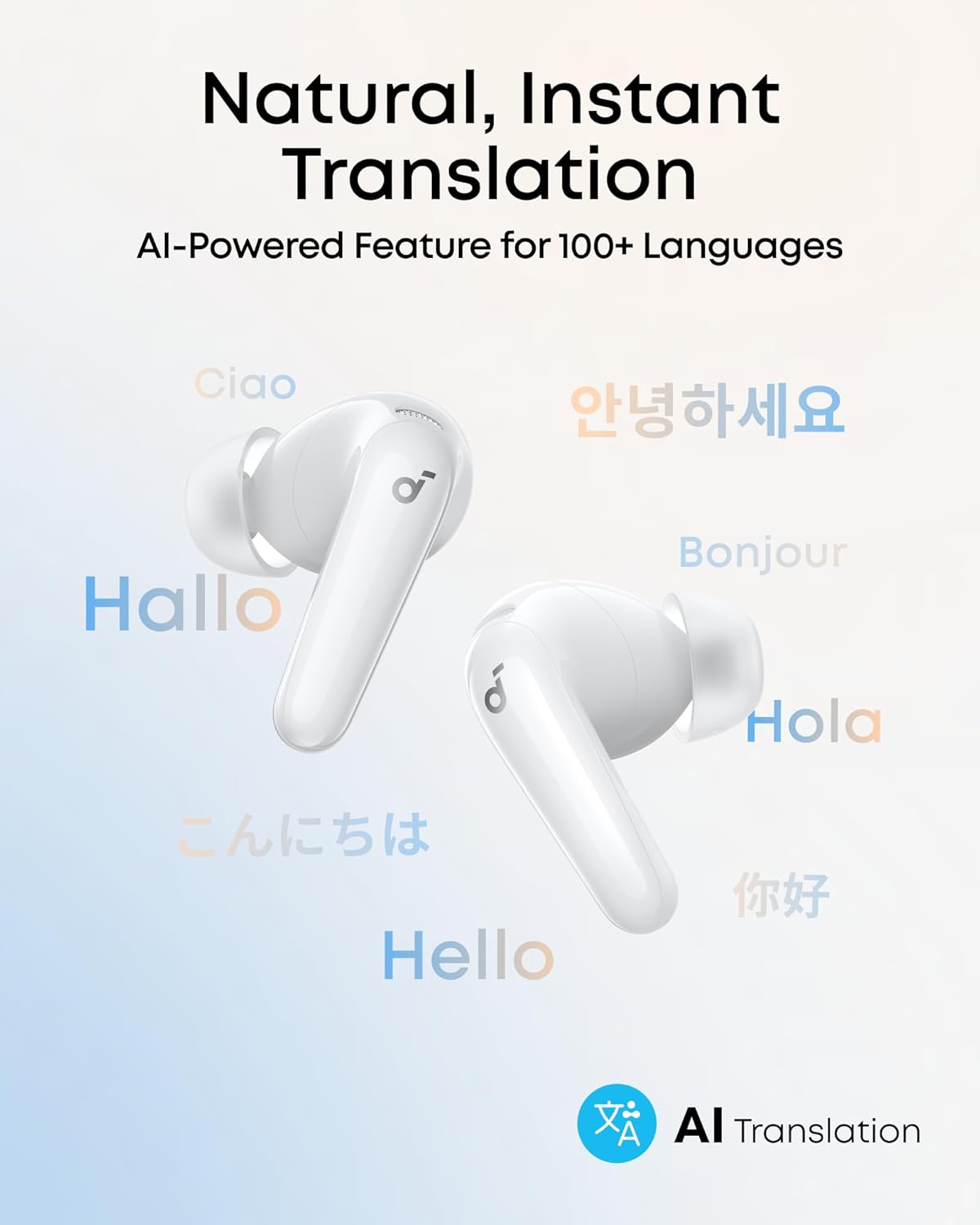 AUDÍFONOS SOUNDCORE P31I BY ANKER CON TRADUCCIÓN EN TIEMPO REAL Y ANC ADAPTATIVO - 3