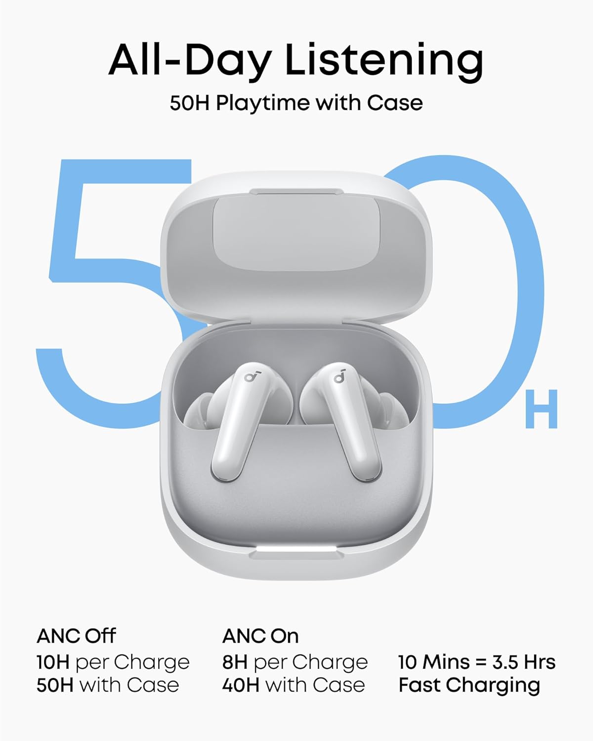 AUDÍFONOS SOUNDCORE P31I BY ANKER CON TRADUCCIÓN EN TIEMPO REAL Y ANC ADAPTATIVO - 4