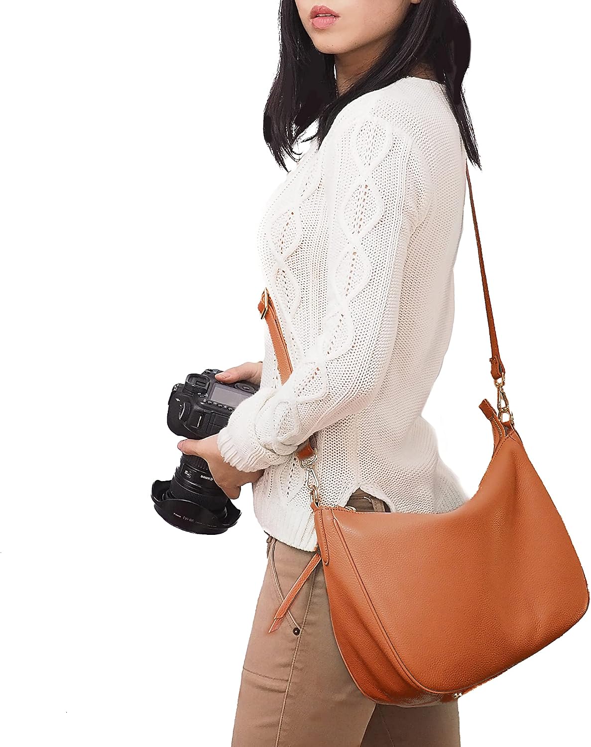 BOLSO PARA CÁMARA MELIAE CHIC PARA MUJER CUERO GENUINO - 2
