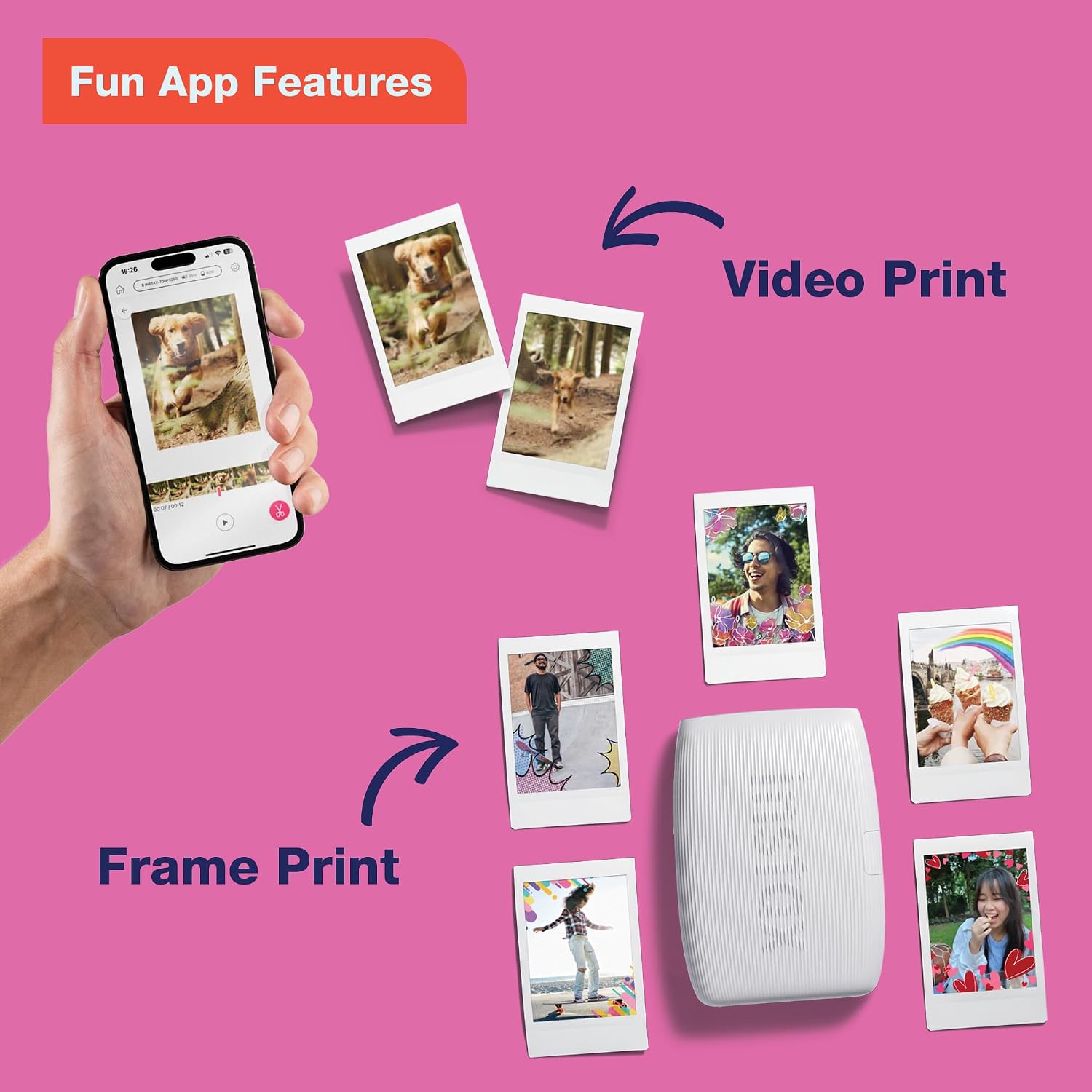 IMPRESORA FUJIFILM INSTAX MINI LINK 3 VERDE SALVIA - 5