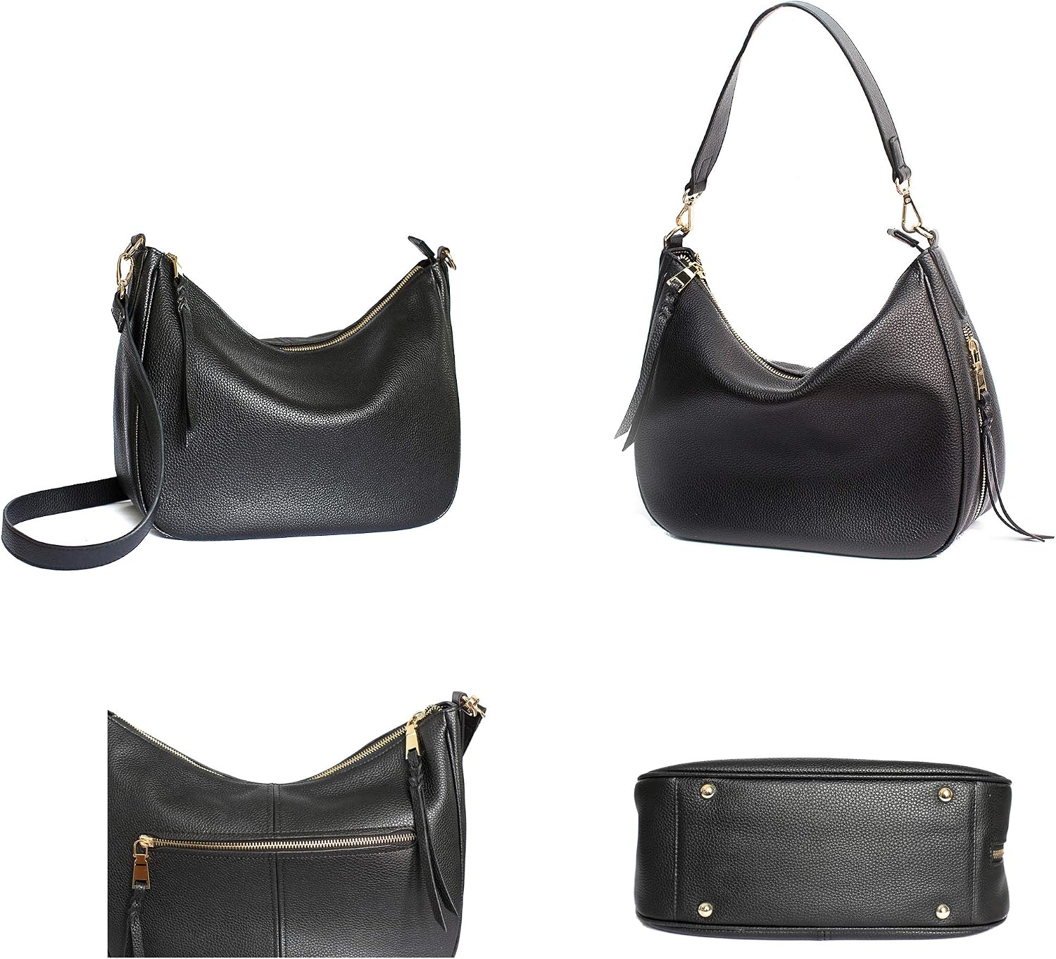 BOLSO PARA CÁMARA MELIAE MIA BLACK DE CUERO PARA MUJER - 5