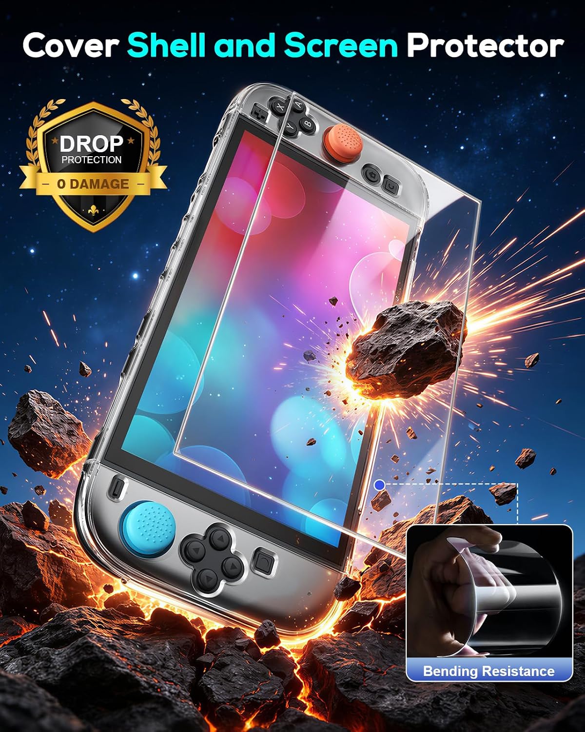 ESTUCHE PARA NINTENDO SWITCH 2 AUARTE CHARGE INSIDE - 5