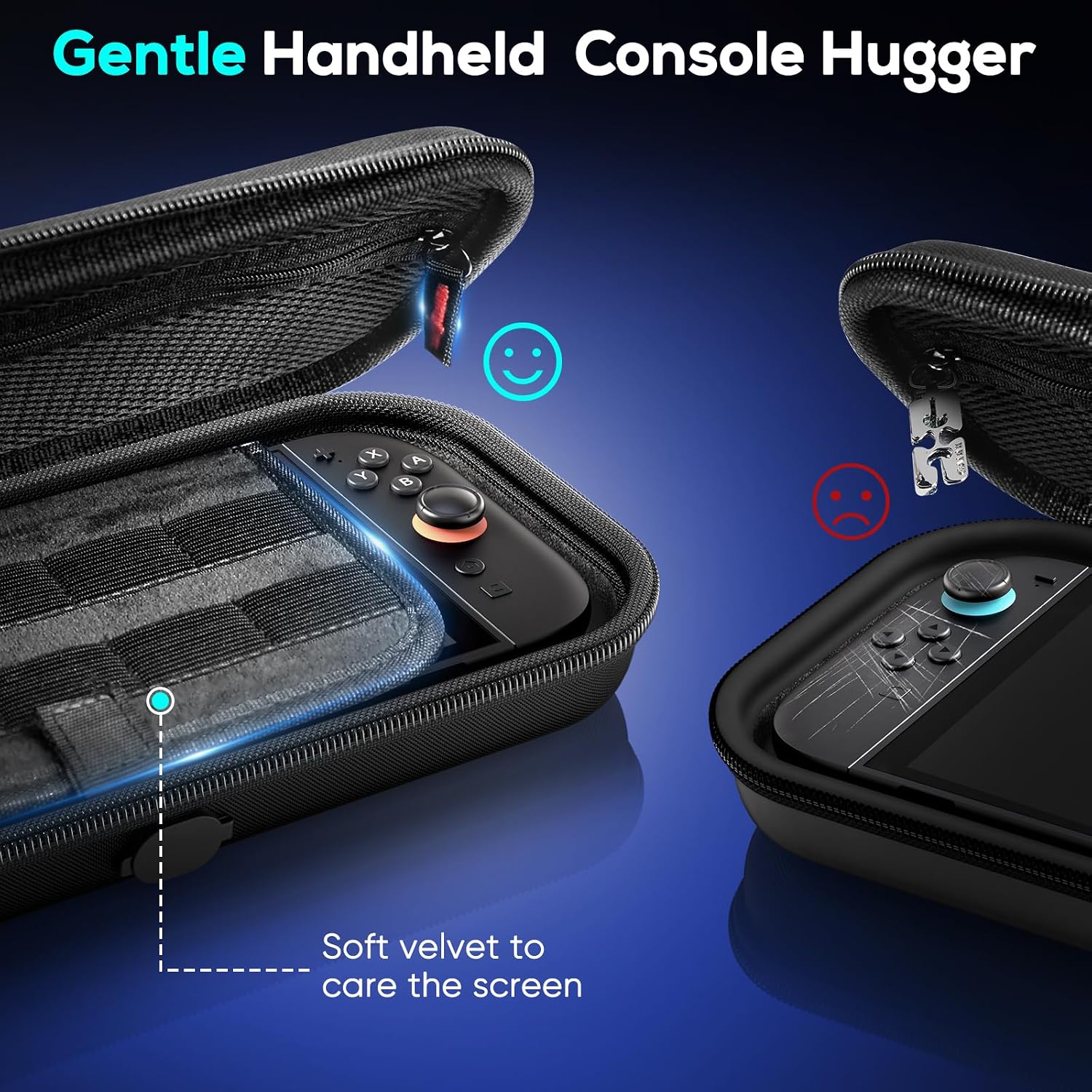 FUNDA PARA CONSOLA AUARTE SWITCH 2 (2025) CON DISEÑO CHARGE INSIDE - 5