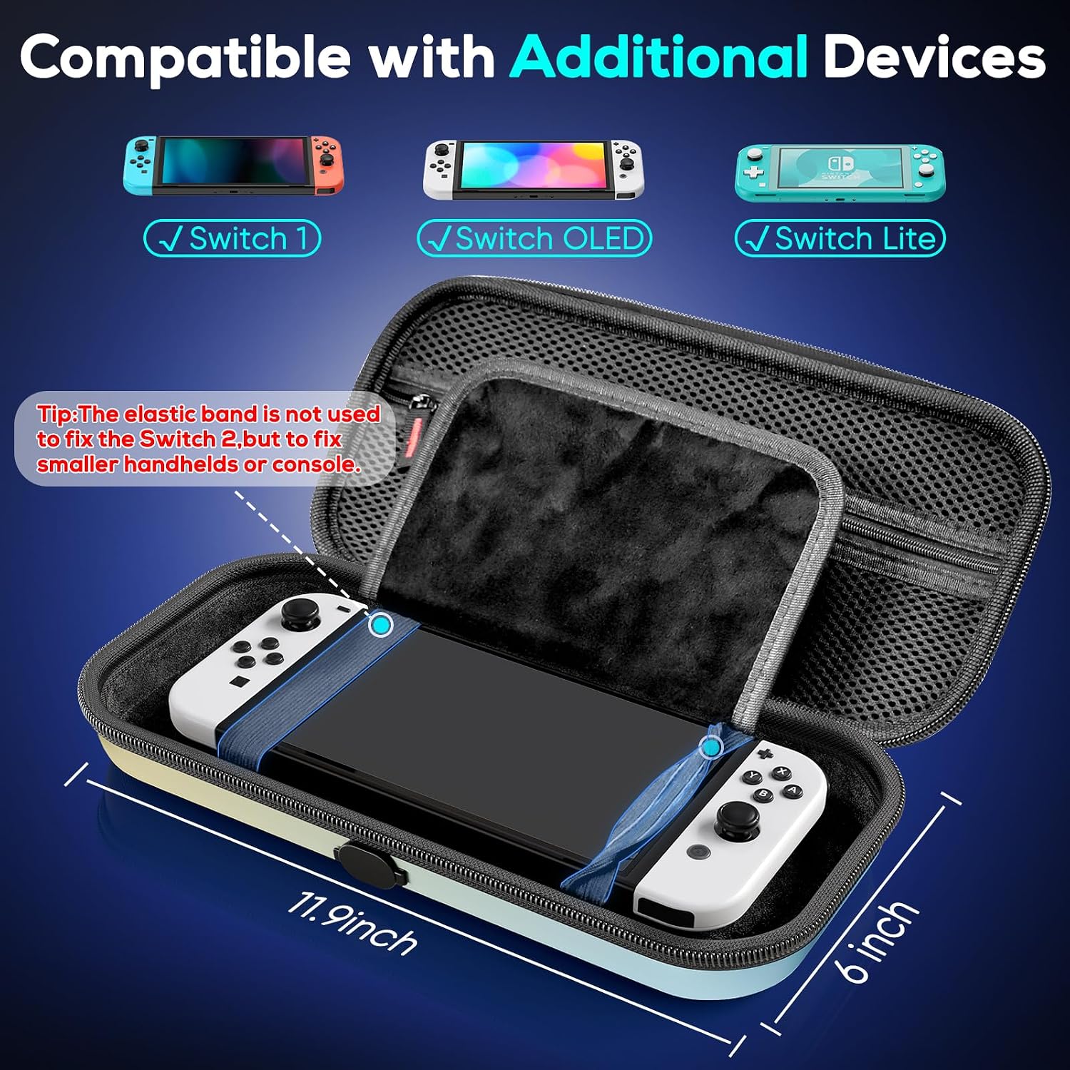 ESTUCHE AUARTE CHARGE INSIDE PARA CONSOLA SWITCH 2 2025 Y SWITCH OLED - 5