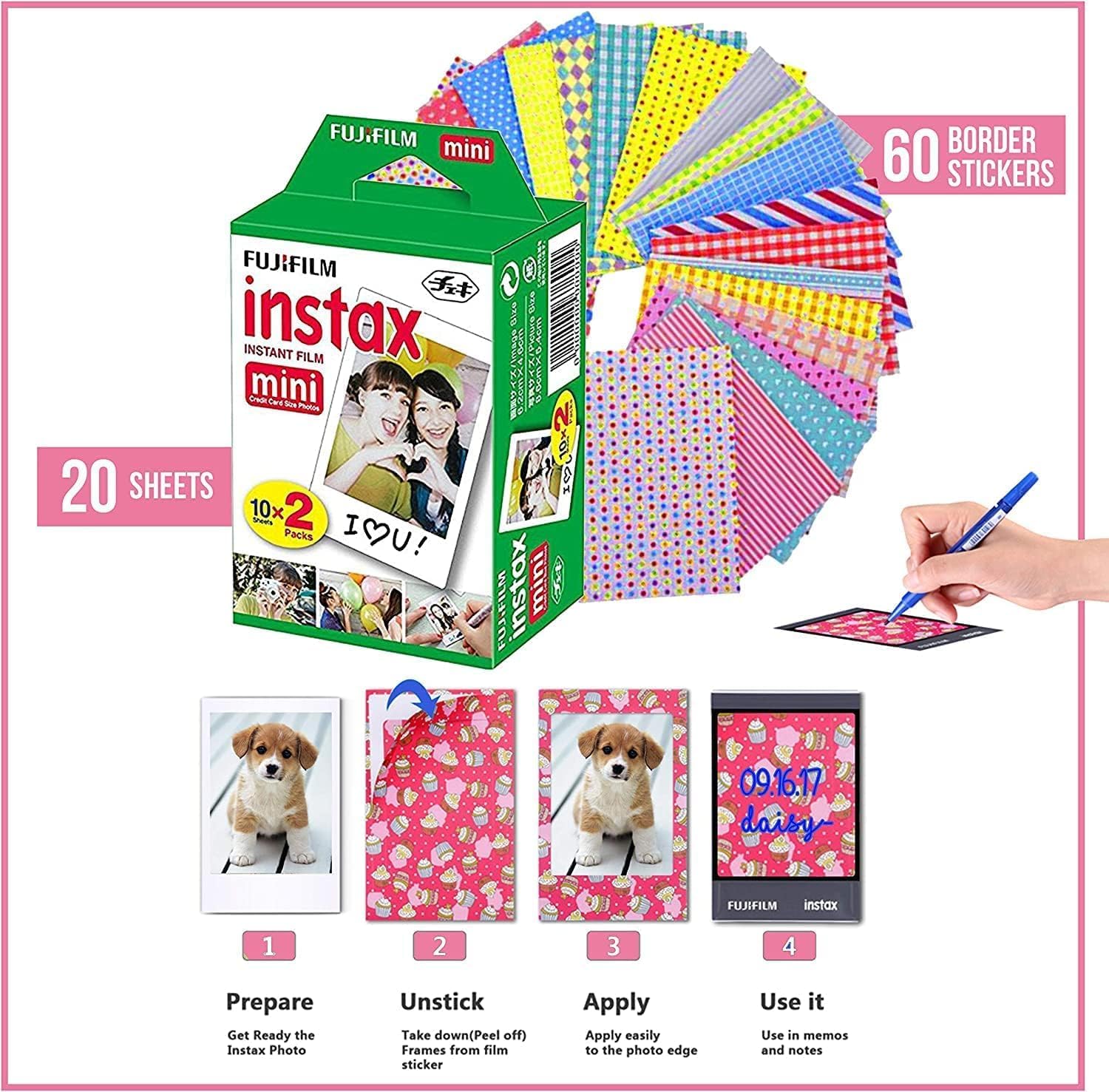 IMPRESORA FUJIFILM INSTAX MINI LINK 3 VERDE SALVIA CON PACK DE VALOR Y ACCESORIOS - 3