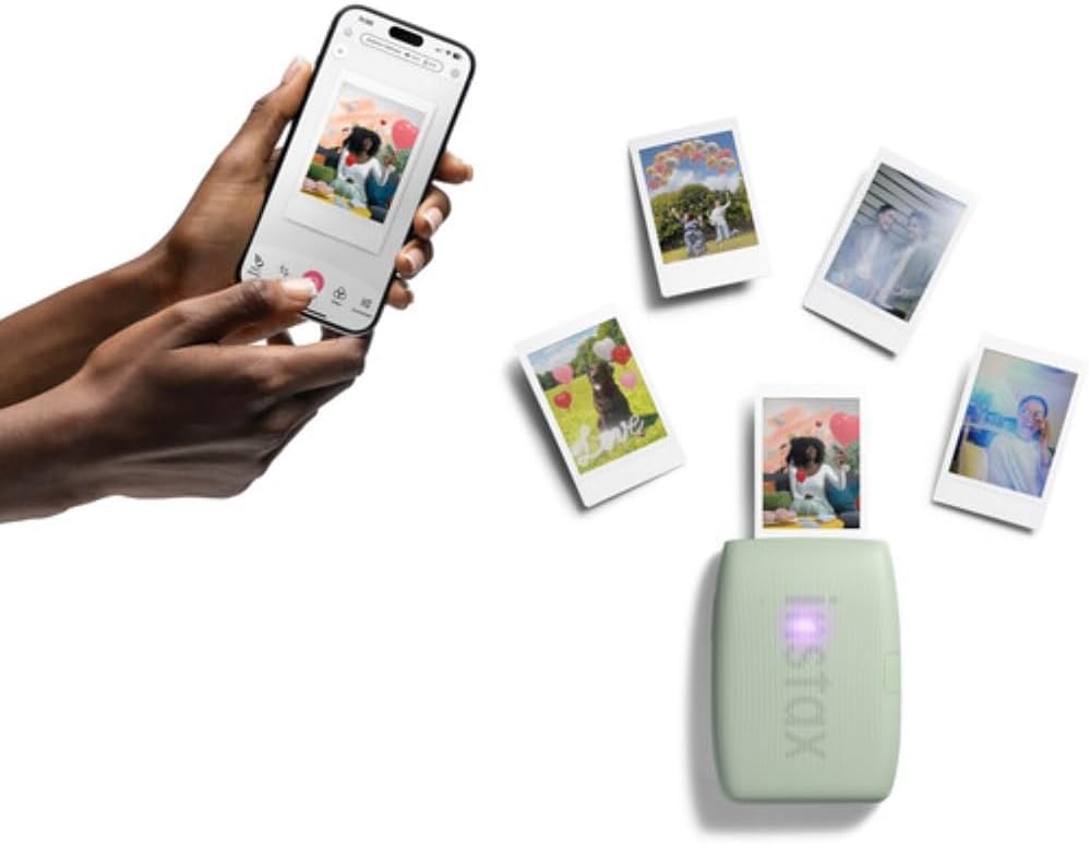IMPRESORA FUJIFILM INSTAX MINI LINK 3 VERDE SALVIA CON PELÍCULA INSTANTÁNEA Y PAÑO DE MICROFIBRA - 5