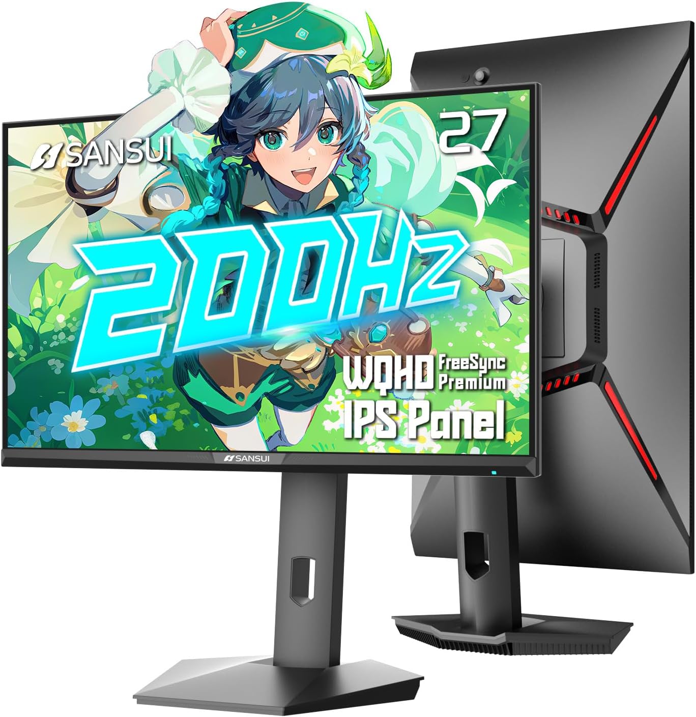 MONITOR PARA GAMING SANSUI 27 PULGADAS WQHD 2560X1440 200HZ FAST IPS - 1
