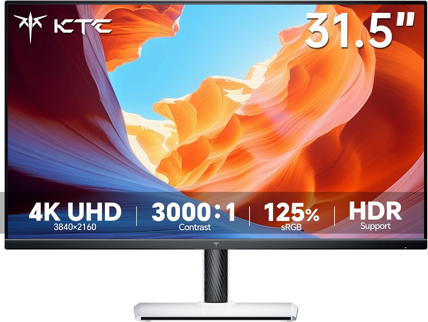 MONITOR 32 PULGADAS KTC H32U6 4K UHD BLANCO - 1