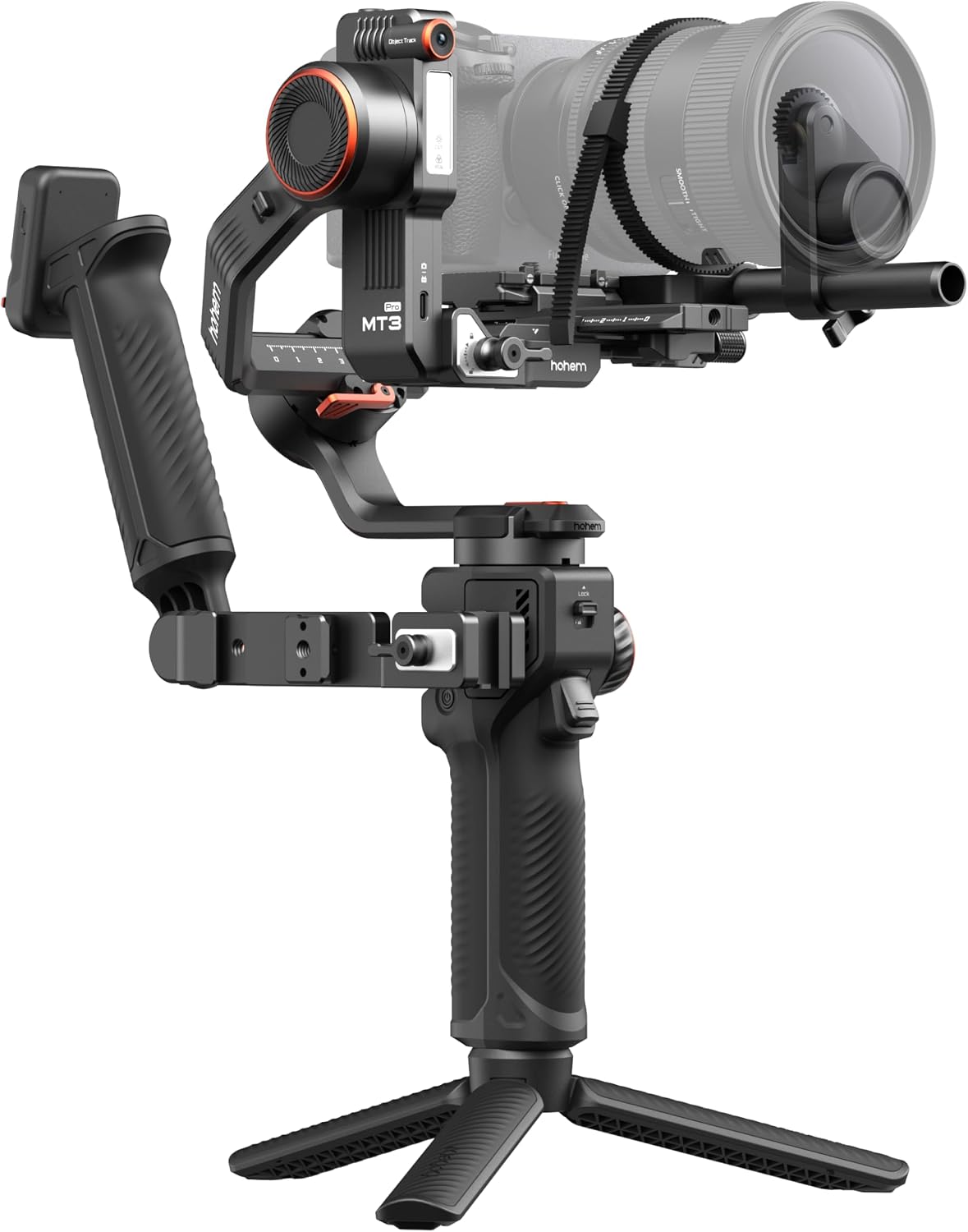 ESTABILIZADOR 3 EJES HOHEM ISTEADY MT3 PRO CON CONTROL TÁCTIL Y LUZ RGB - 1