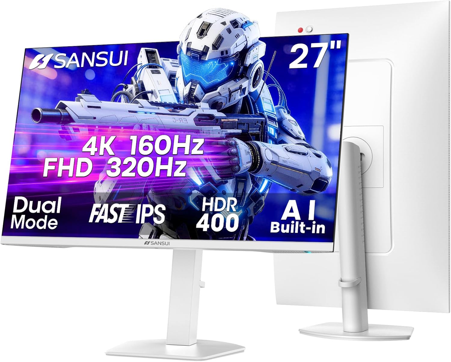 MONITOR PARA GAMING SANSUI 27' 4K UHD DUAL MODE - 1