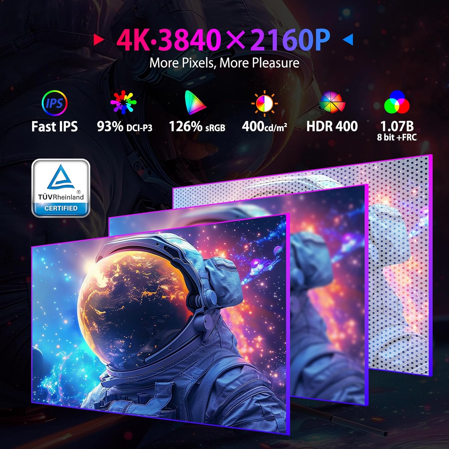 MONITOR PARA GAMING SANSUI 27' 4K UHD DUAL MODE - 4