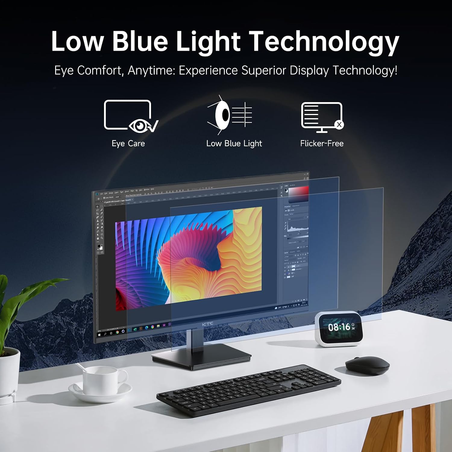 MONITOR KTC 27 PULGADAS 4K UHD IPS 60HZ HDR400 FREESYNC GSYNC - 5