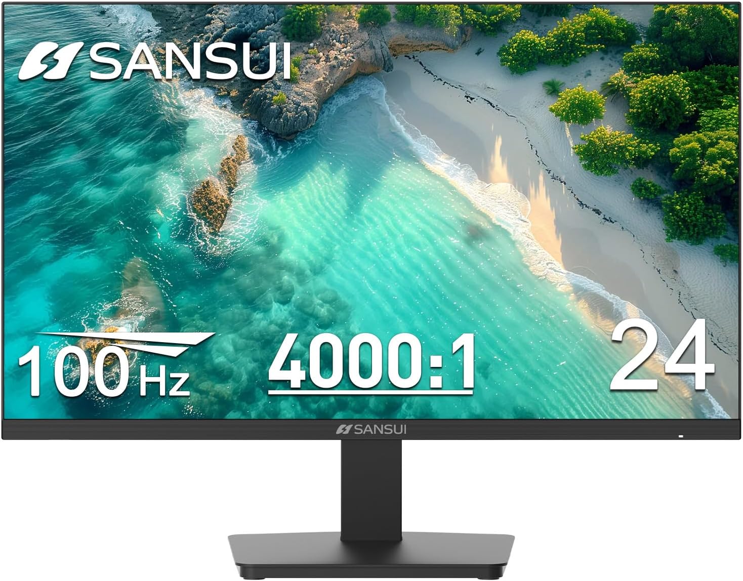 MONITOR SANSUI 24 PULGADAS 100HZ FHD 1080P HDMI FREESYNC HDR - 1