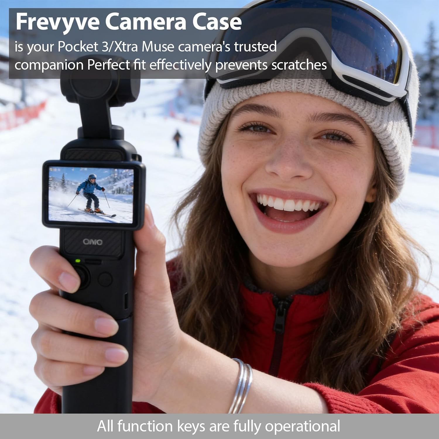 CARCASA PARA CÁMARA DJI OSMO POCKET 3 / XTRA MUSE NEGRA - 2