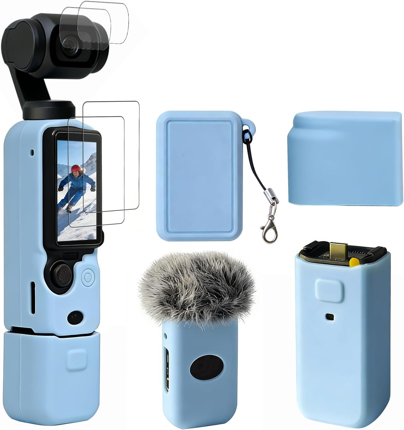 CARCASA PARA DJI OSMO POCKET 3 / XTRA MUSE FREVYVE AZUL CIELO - 1