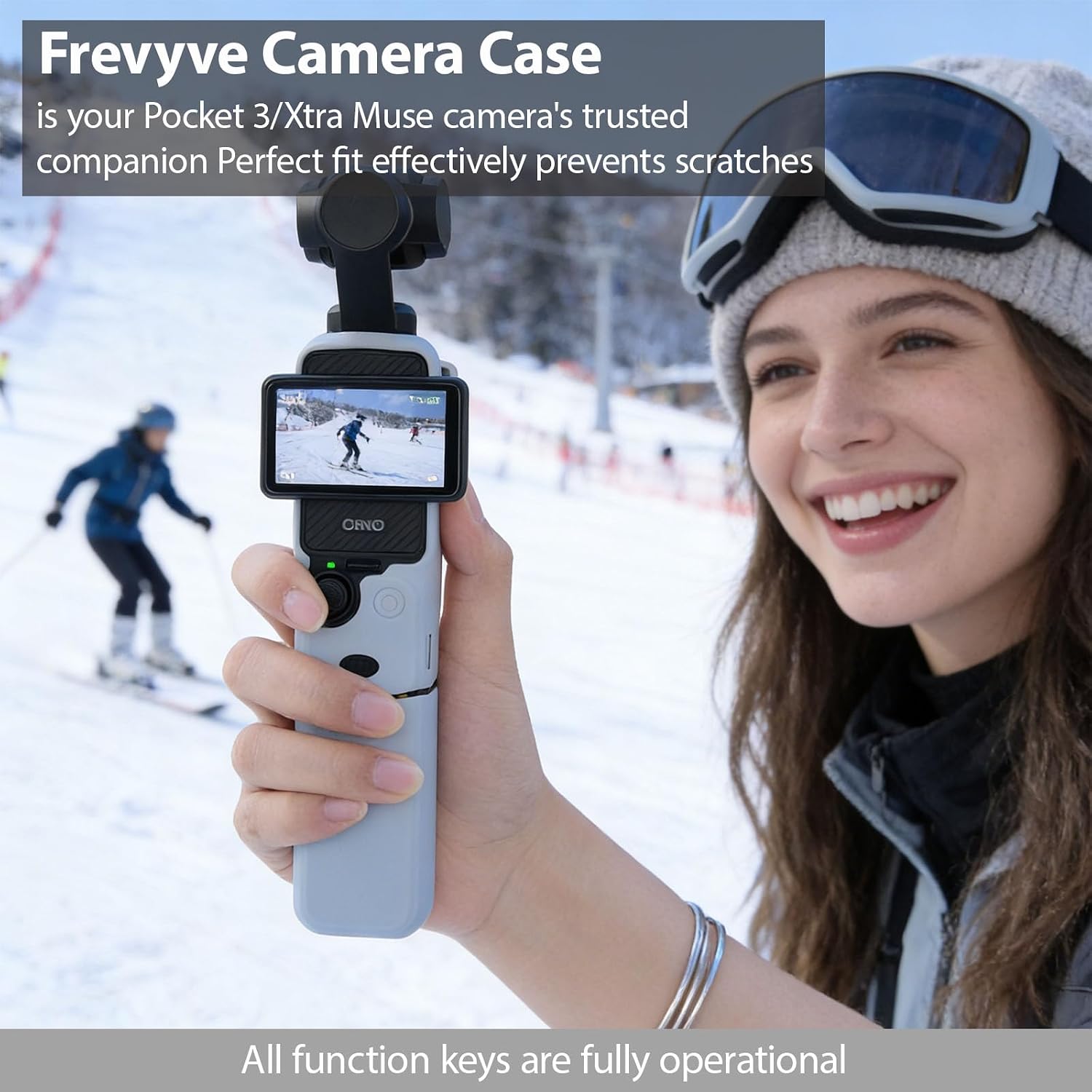 CARCASA PARA DJI OSMO POCKET 3 / XTRA MUSE FREVYVE AZUL CIELO - 2