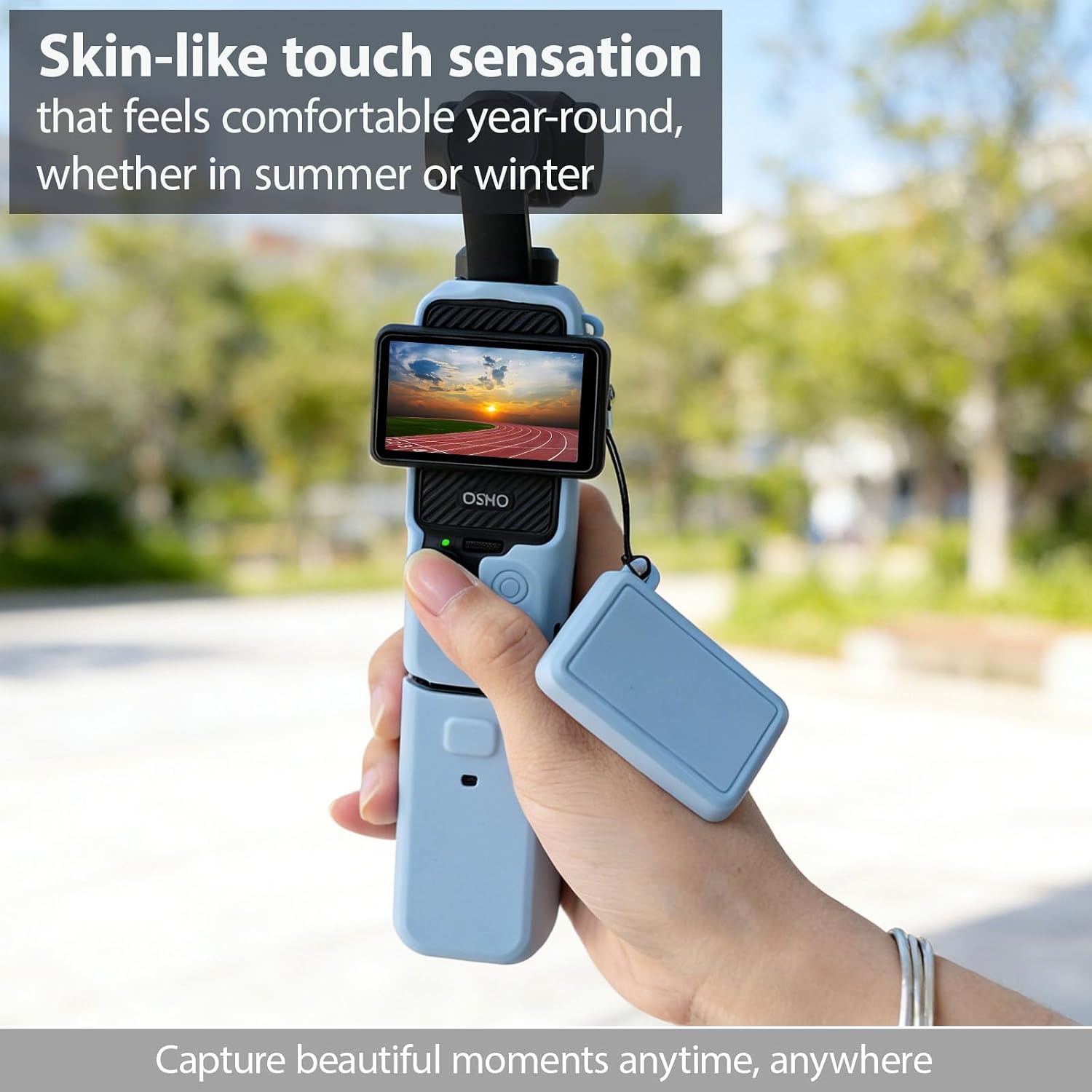CARCASA PARA DJI OSMO POCKET 3 / XTRA MUSE FREVYVE AZUL CIELO - 3