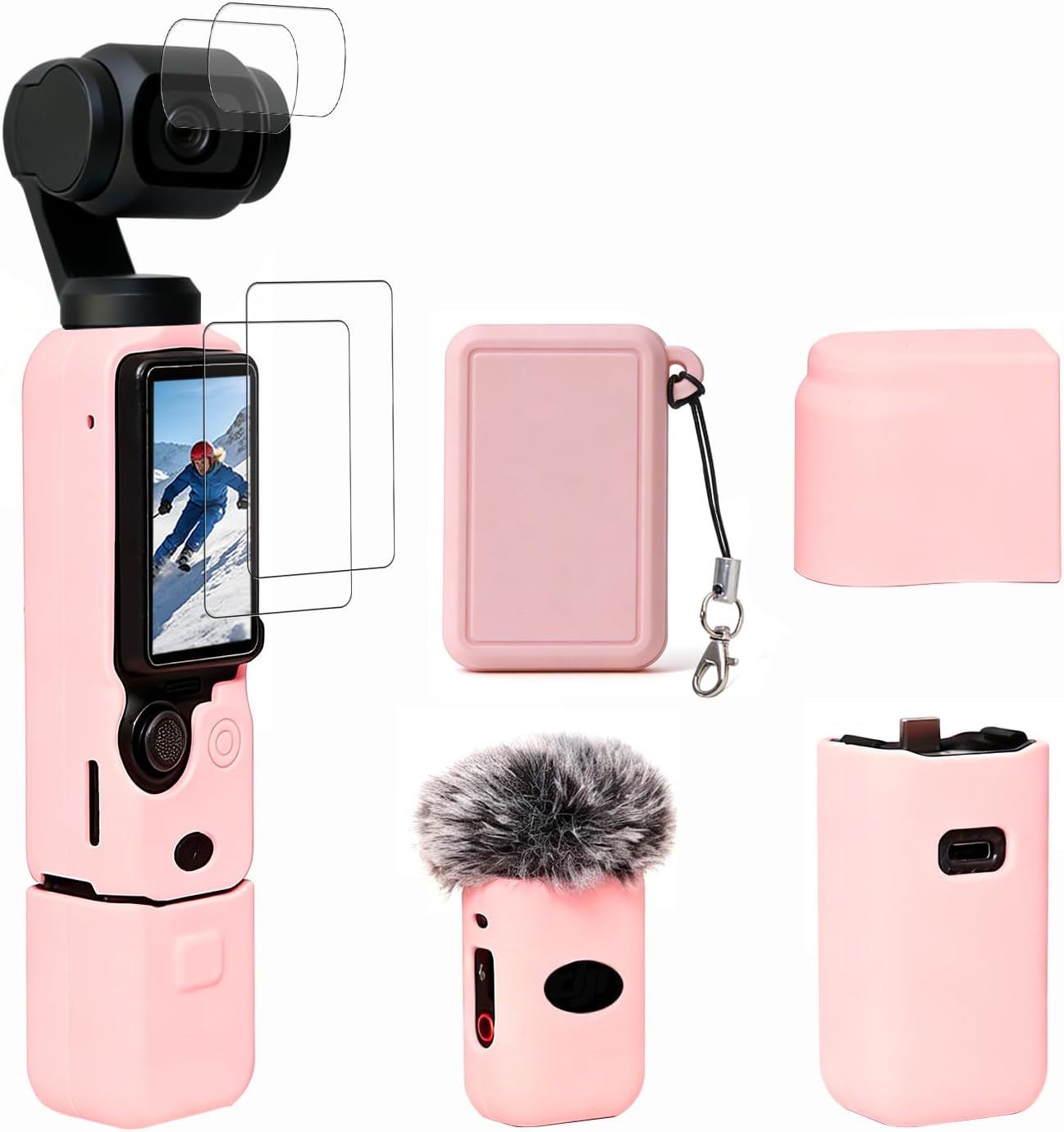 CARCASA PARA CÁMARA DJI OSMO POCKET 3 / XTRA MUSE ROSA - 1