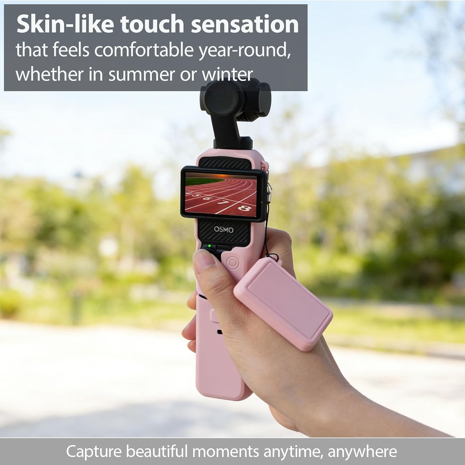 CARCASA PARA CÁMARA DJI OSMO POCKET 3 / XTRA MUSE ROSA - 3