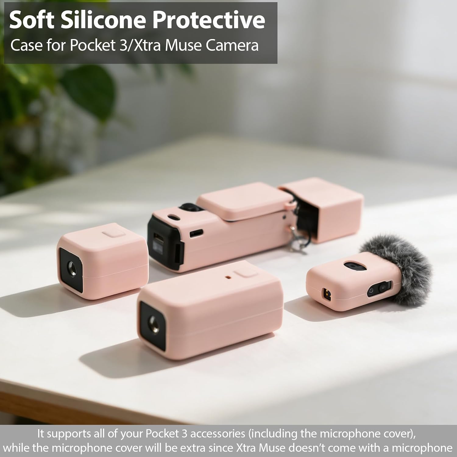 CARCASA PARA CÁMARA DJI OSMO POCKET 3 / XTRA MUSE ROSA - 5