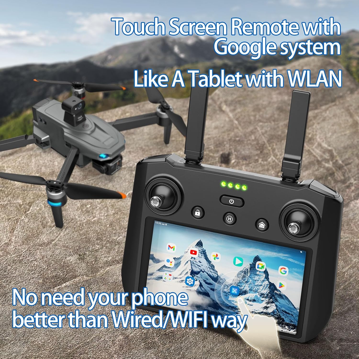 DRONE PROFESIONAL CON CÁMARA 4K BINGCHAT TABLET REMOTE PARA ADULTOS - 2