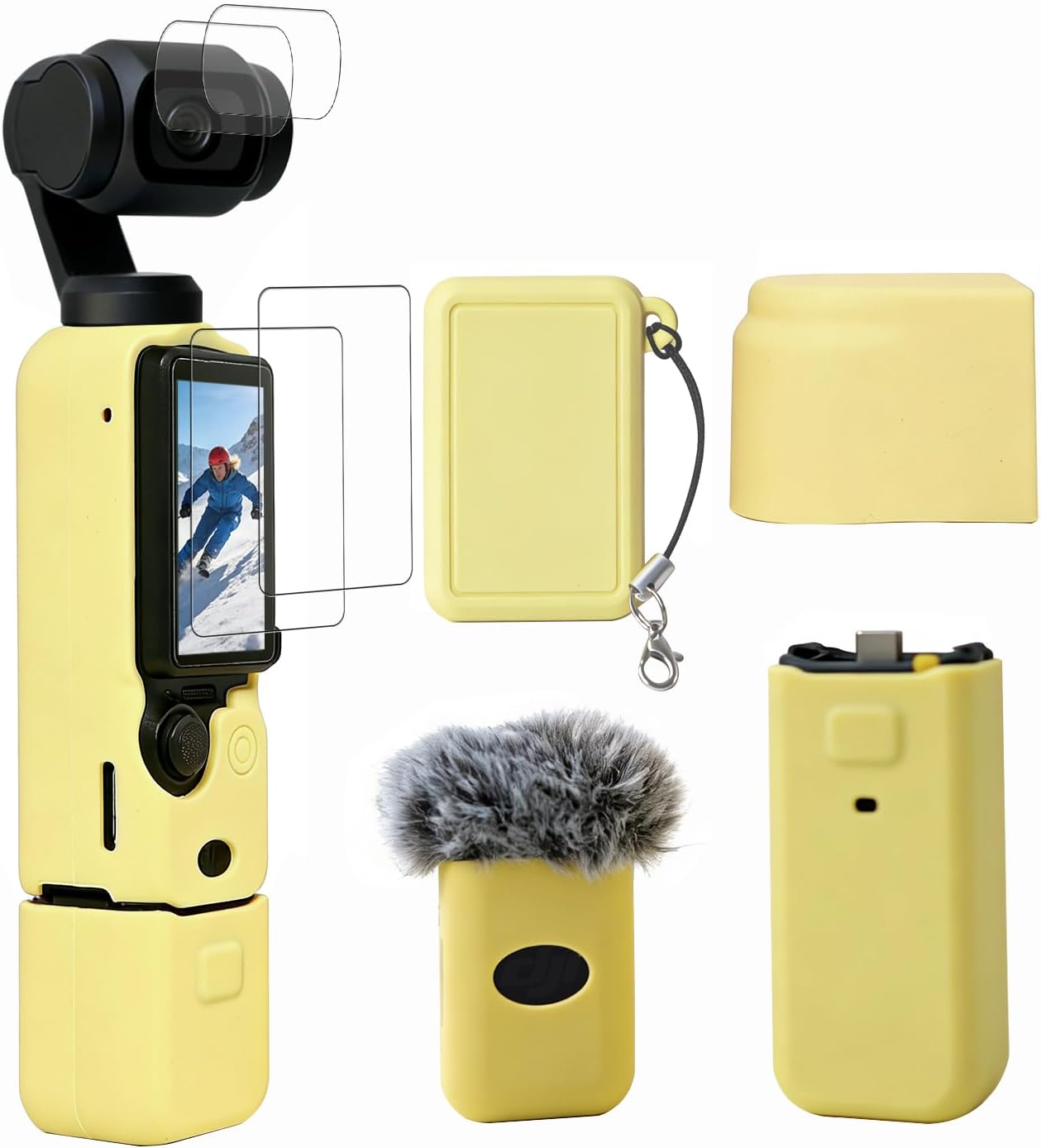 CARCASA PARA DJI OSMO POCKET 3 / XTRA MUSE FREVYVE AMARILLO - 1