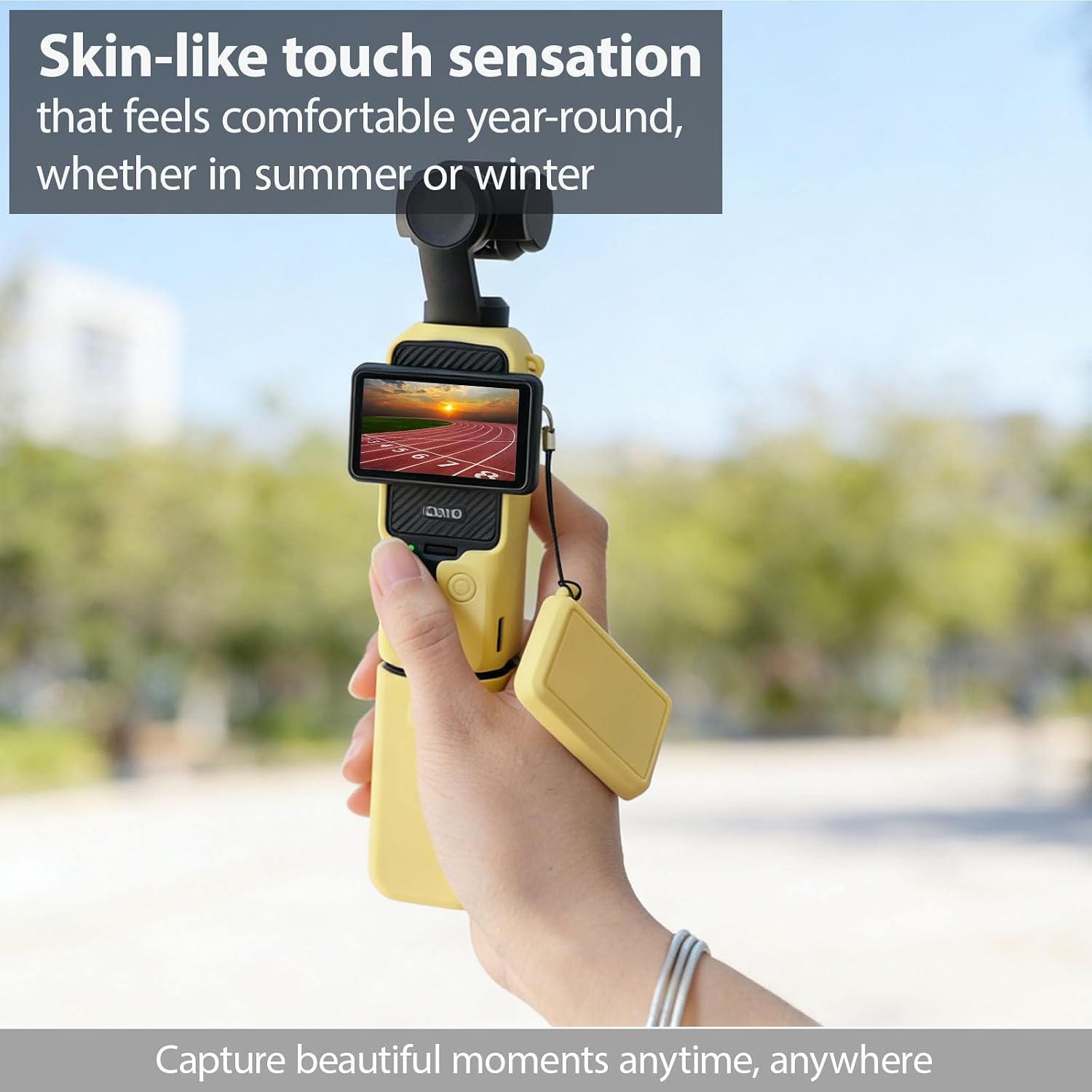 CARCASA PARA DJI OSMO POCKET 3 / XTRA MUSE FREVYVE AMARILLO - 3