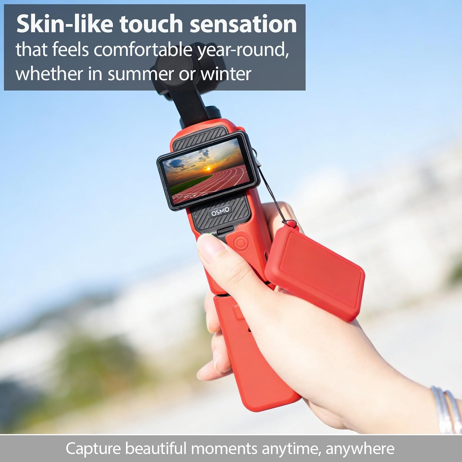 CARCASA PARA DJI OSMO POCKET 3 / XTRA MUSE FREVYVE ROJA - 3