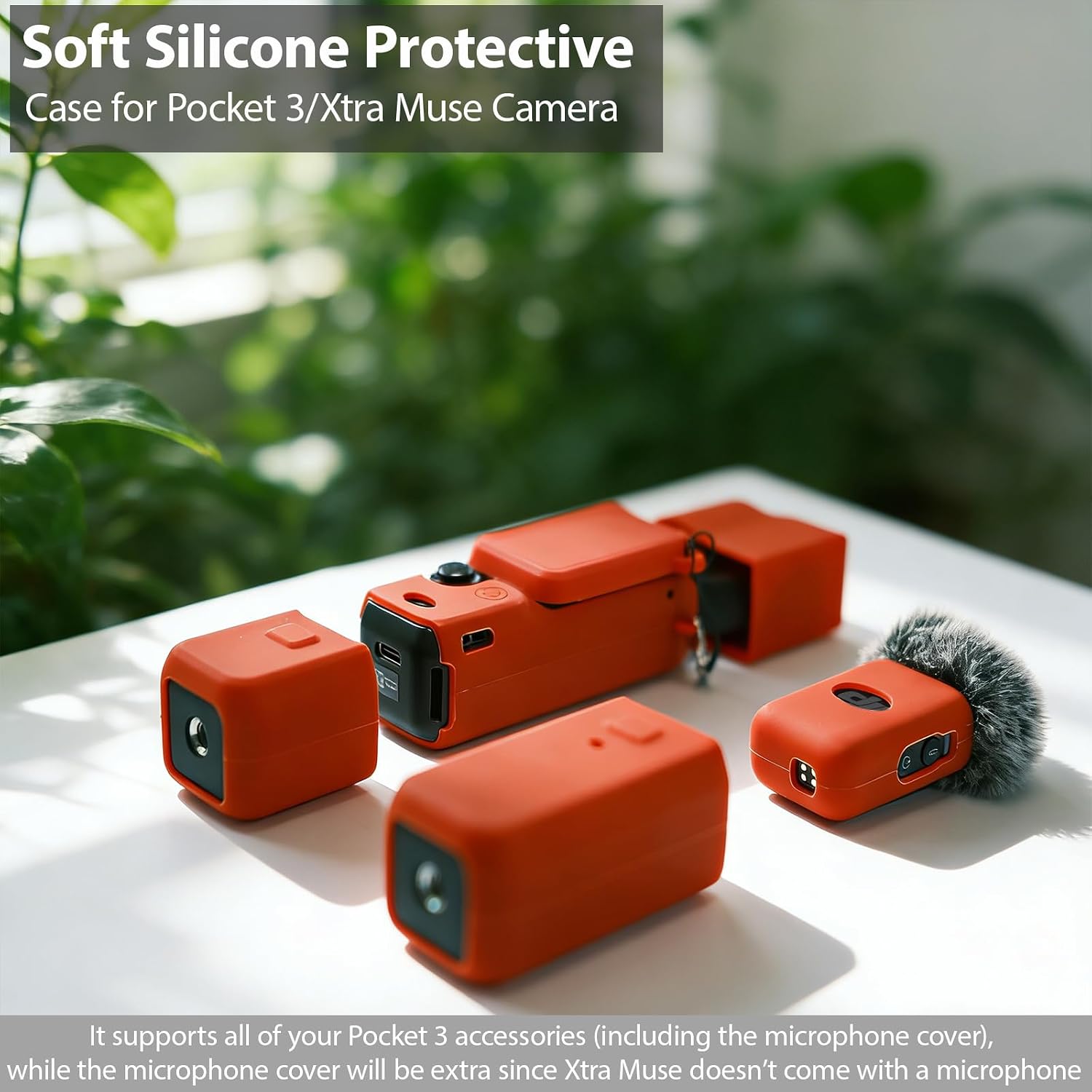 CARCASA PARA DJI OSMO POCKET 3 / XTRA MUSE FREVYVE ROJA - 5