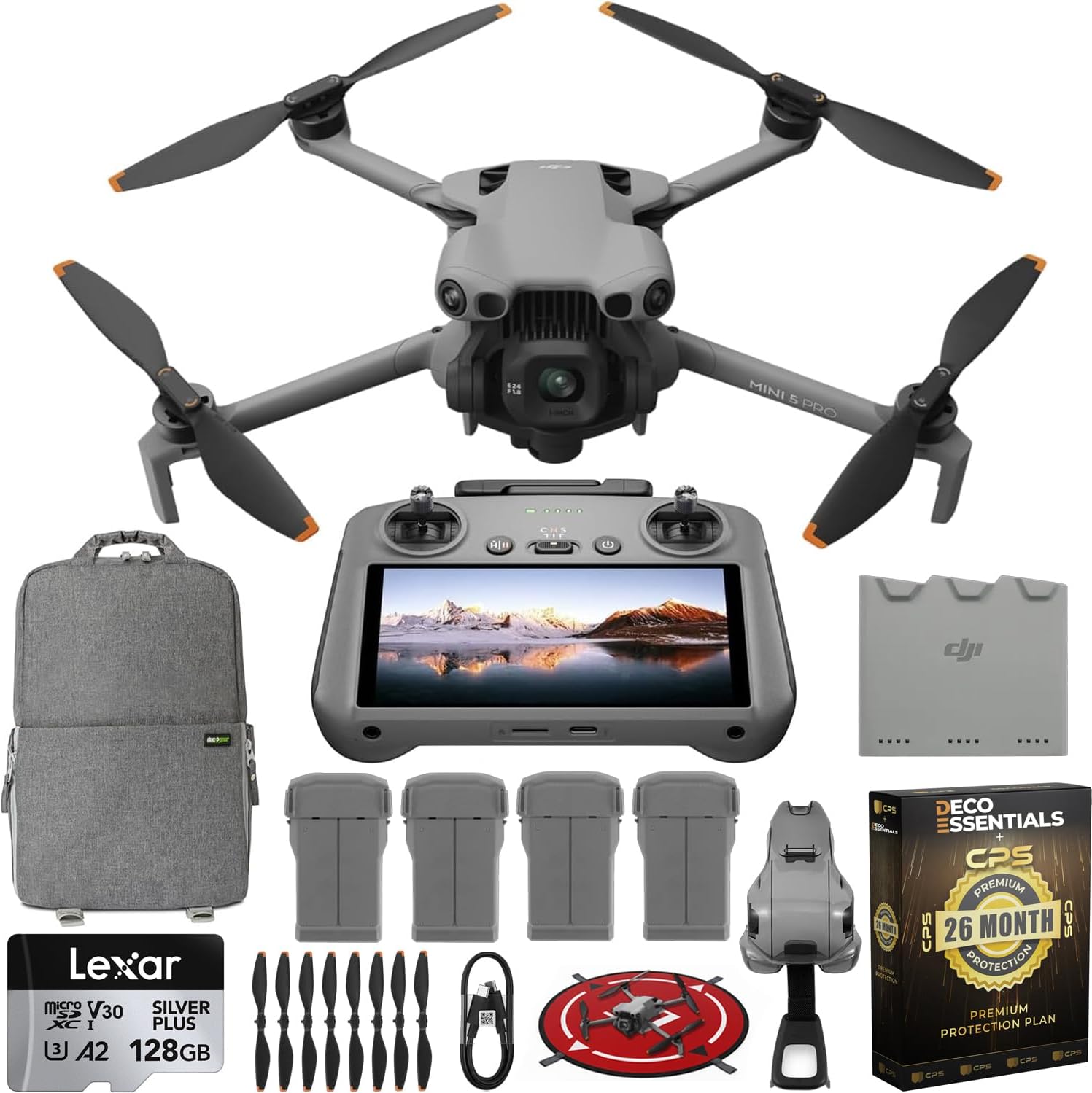 DRONE DJI MINI 5 PRO COMBO FLY MORE CON RC 2 Y 4 BATERÍAS - 1