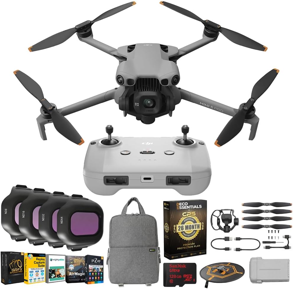 DRONE DJI MINI 5 PRO CON CONTROLADOR RC-N3 Y KIT DE FILTROS ND - 1