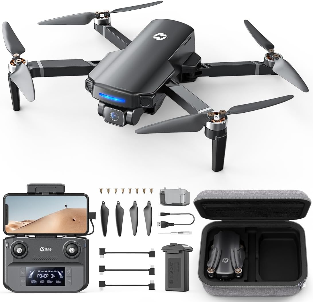DRONE HOLY STONE HS360S CON CÁMARA 4K UHD GPS PLEGABLE 249G - 1