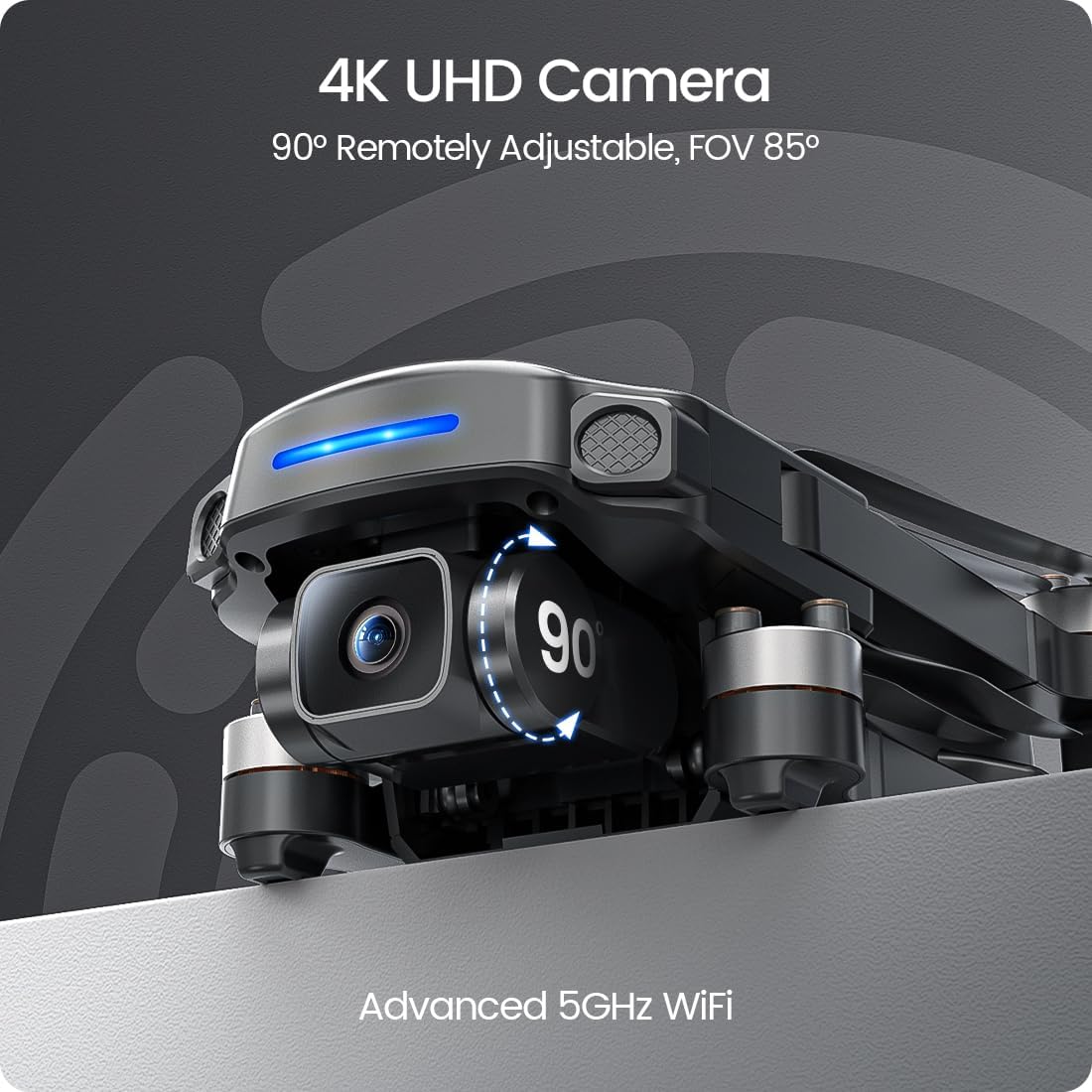 DRONE HOLY STONE HS360S CON CÁMARA 4K UHD GPS PLEGABLE 249G - 2