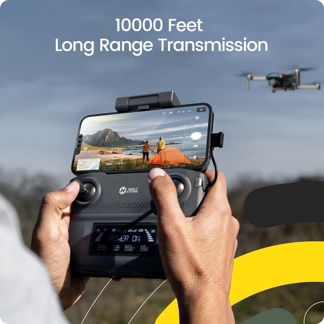 DRONE HOLY STONE HS360S CON CÁMARA 4K UHD GPS PLEGABLE 249G - 4