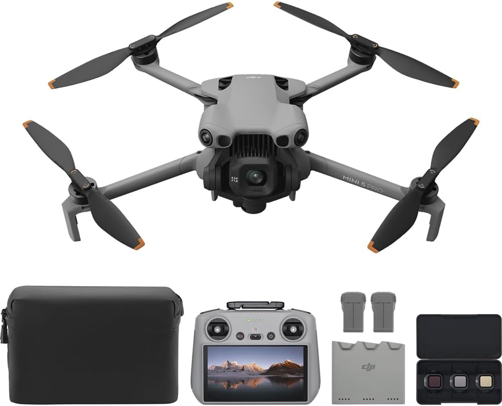 DRONE DJI MINI 5 PRO FLY MORE COMBO SMOKE CON DJI RC 2, 3 BATERÍAS Y HUB DE CARGA - 2