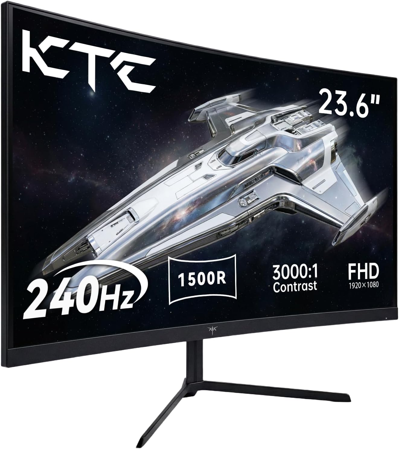 MONITOR CURVO KTC H24S17P 24 PULGADAS 240HZ FHD 1500R - 1