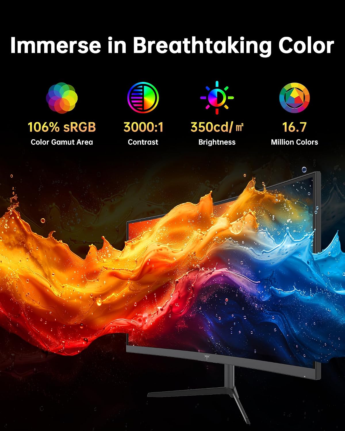 MONITOR CURVO KTC H24S17P 24 PULGADAS 240HZ FHD 1500R - 5