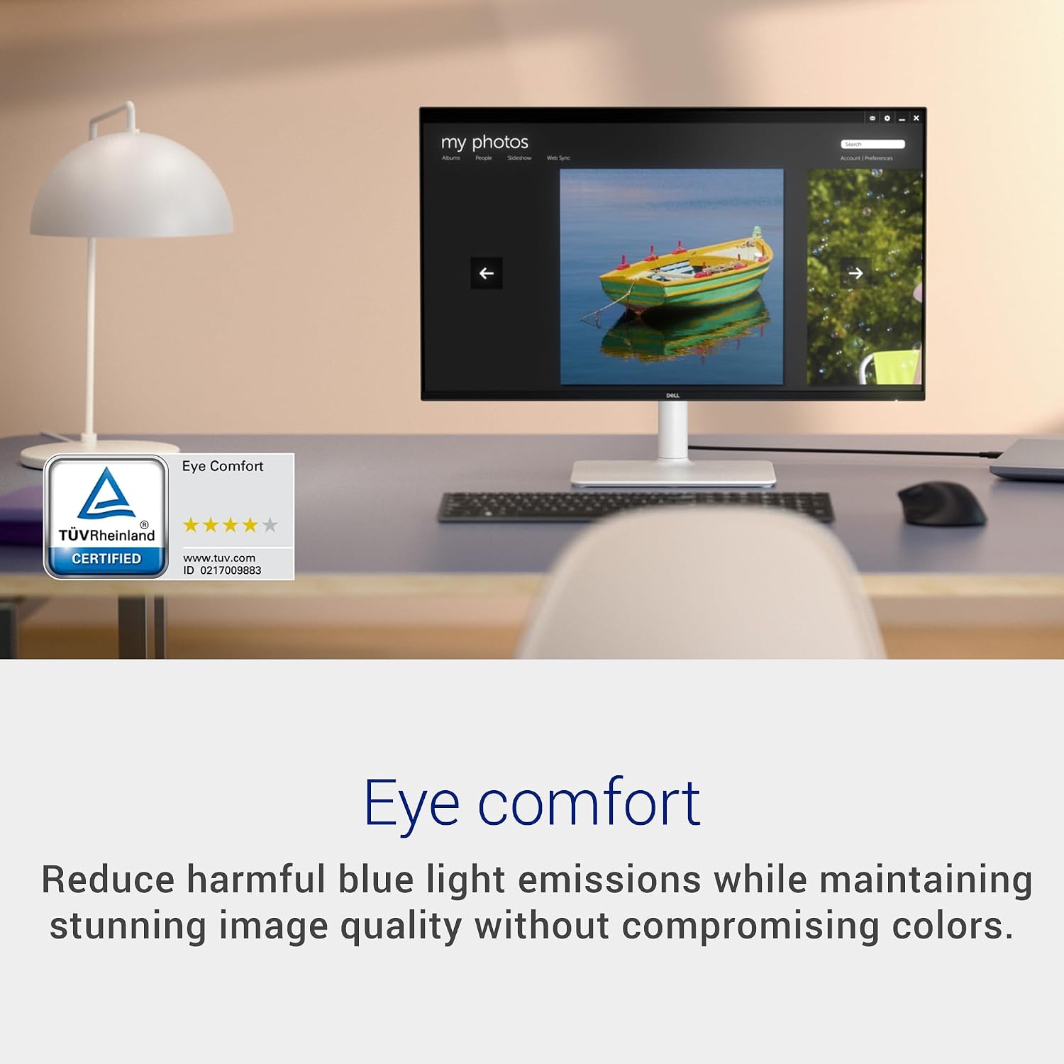 MONITOR DELL 24 PLUS S2425HSM 23.8 PULGADAS FHD 144HZ 1MS BLANCO CENIZA - 4