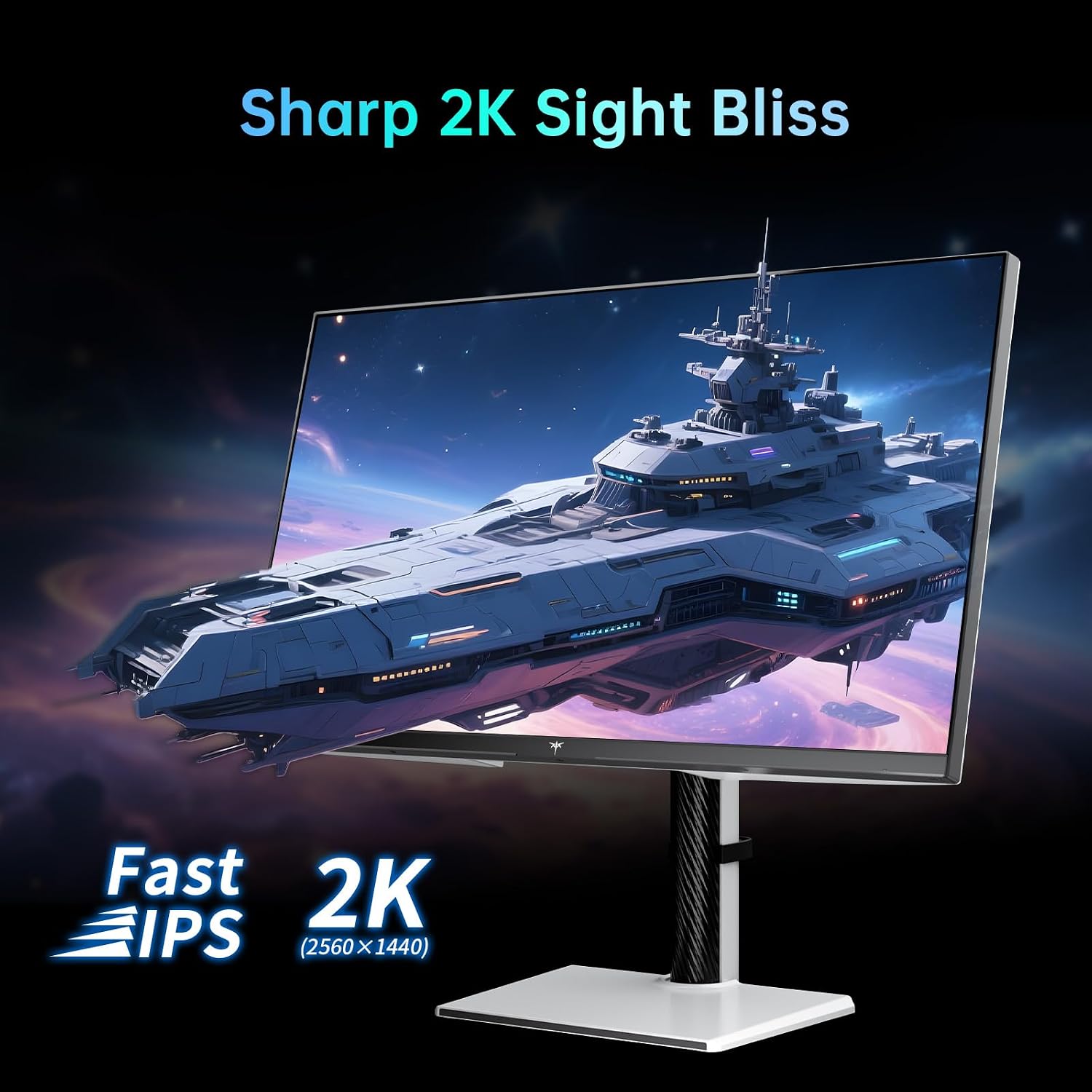 MONITOR KTC 27 PULGADAS MINI LED GAMING M27T6S BLANCO 1440P 210HZ - 4